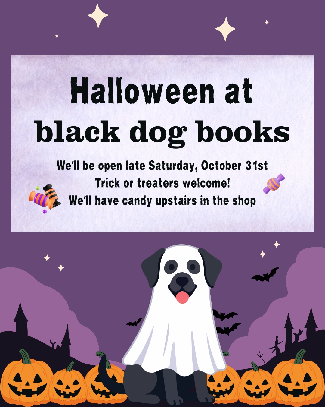 Halloween at Black Dog Books