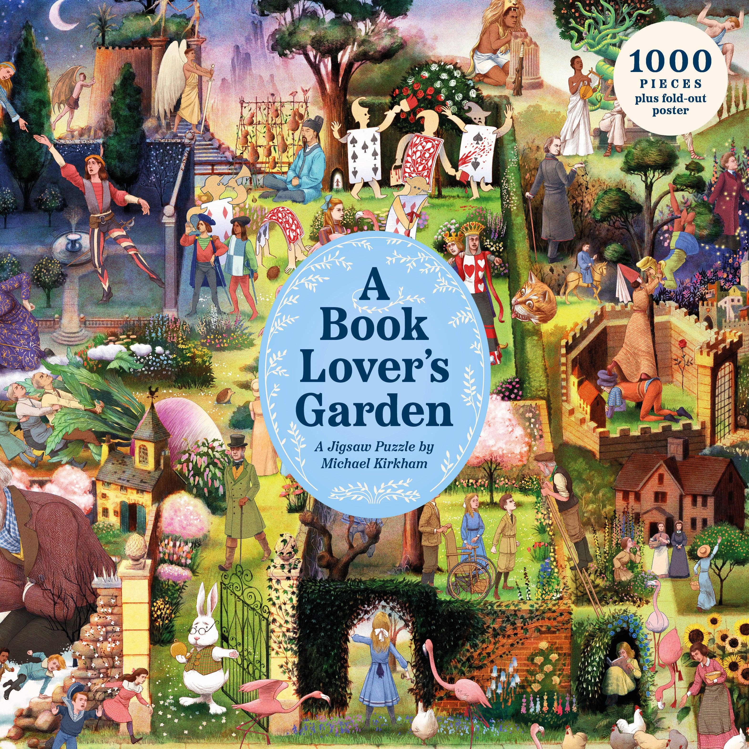 A Book Lover's Garden: A 1000 Piece Puzzle - Chronicle Books