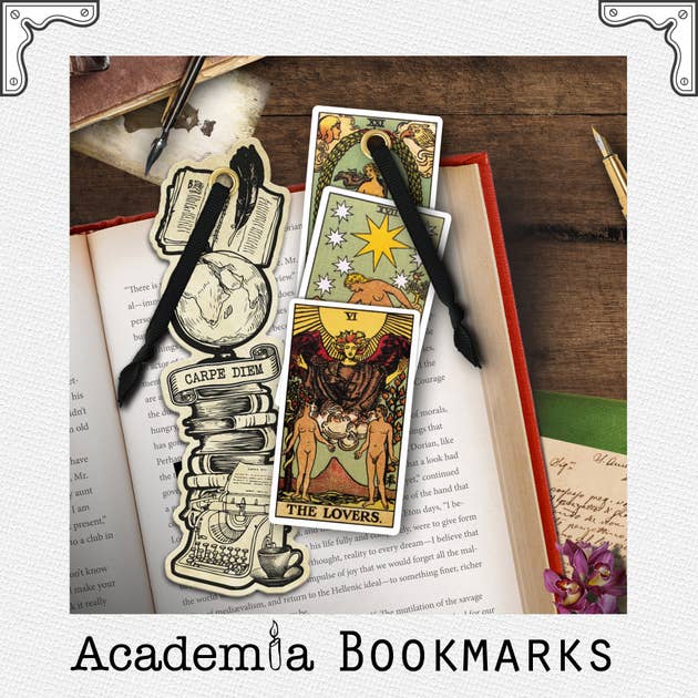 Academia Bookmarks - Letter Press