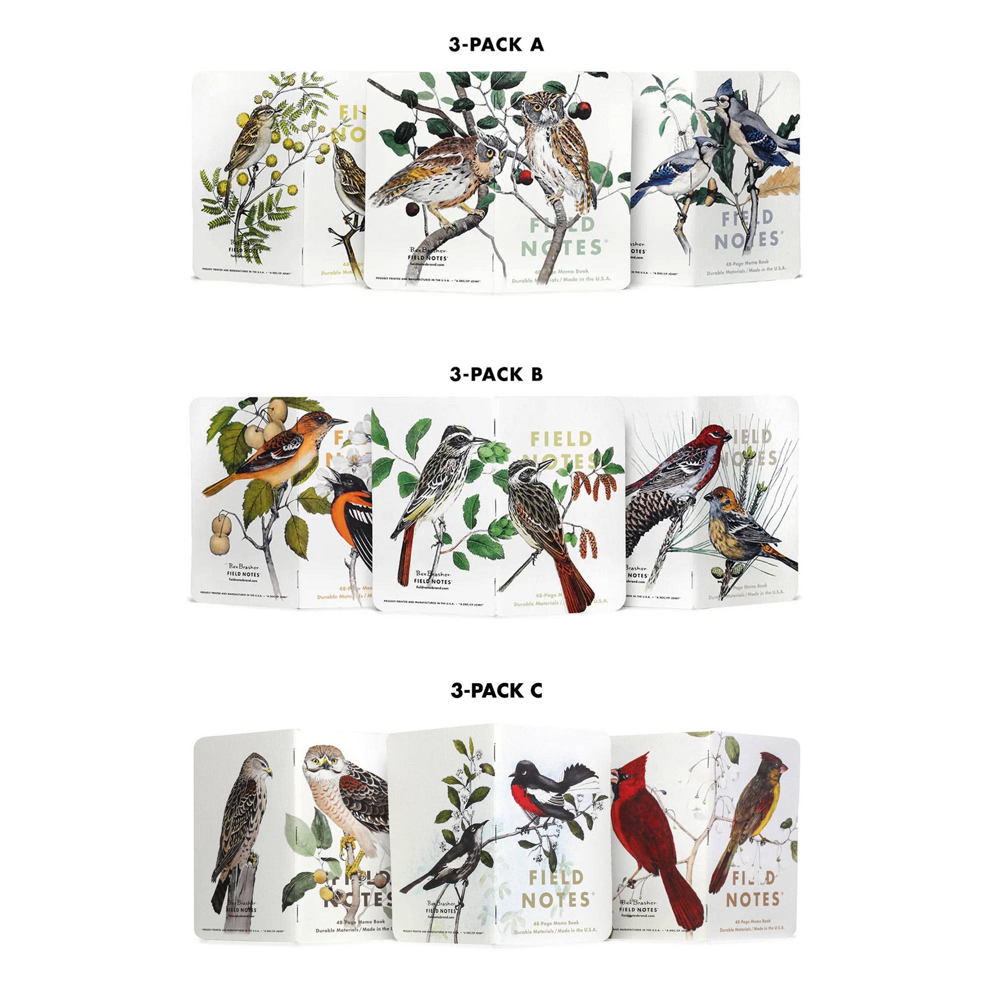 Birds and Trees of North America - Field Notes