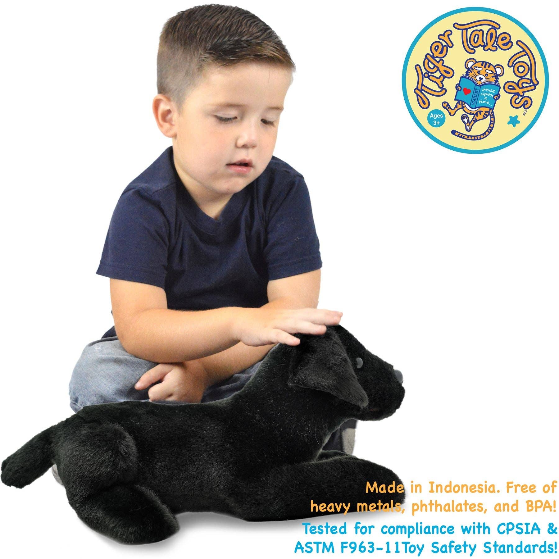 Blythe The Black Lab | 17 Inch Stuffed Animal Plush | By TigerHart Toys - Giffa Plush