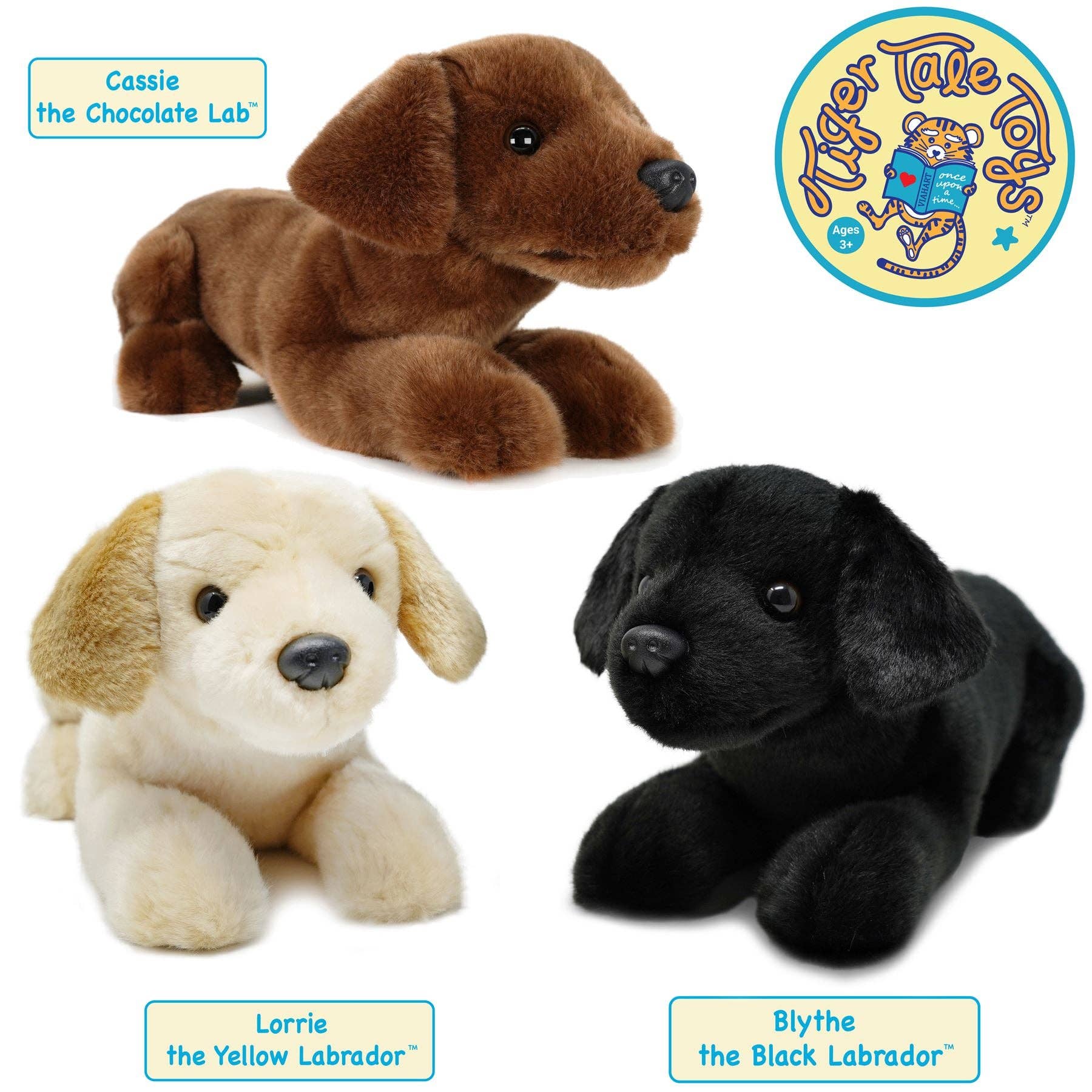 Blythe The Black Lab | 17 Inch Stuffed Animal Plush | By TigerHart Toys - Giffa Plush