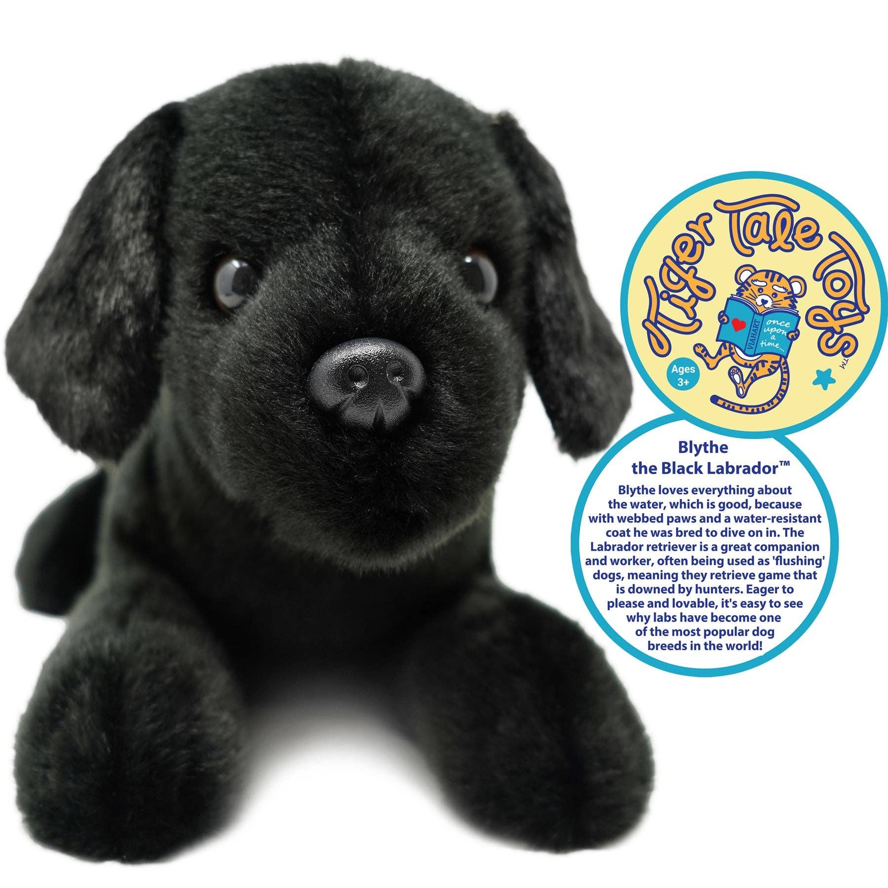 Blythe The Black Lab | 17 Inch Stuffed Animal Plush | By TigerHart Toys - Giffa Plush