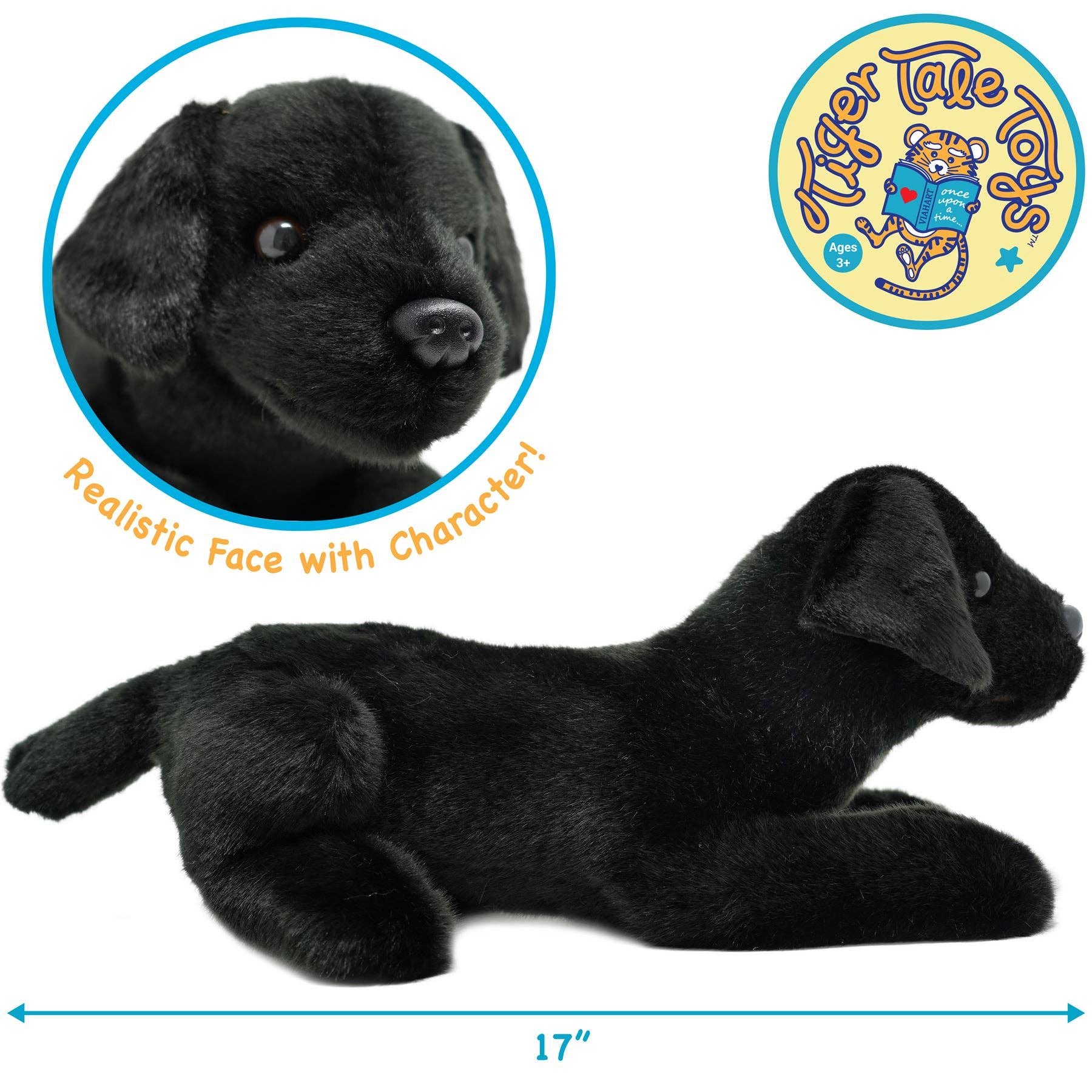 Blythe The Black Lab | 17 Inch Stuffed Animal Plush | By TigerHart Toys - Giffa Plush