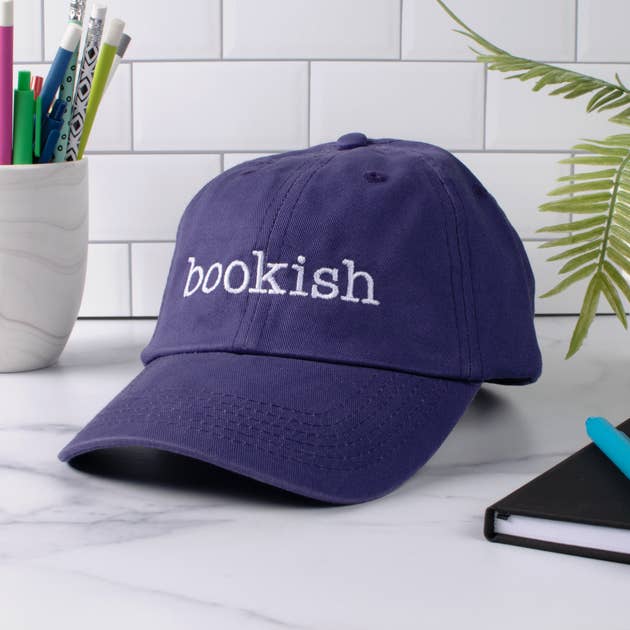 Bookish Embroidered Dad Hat - Lucky Luna Apparel