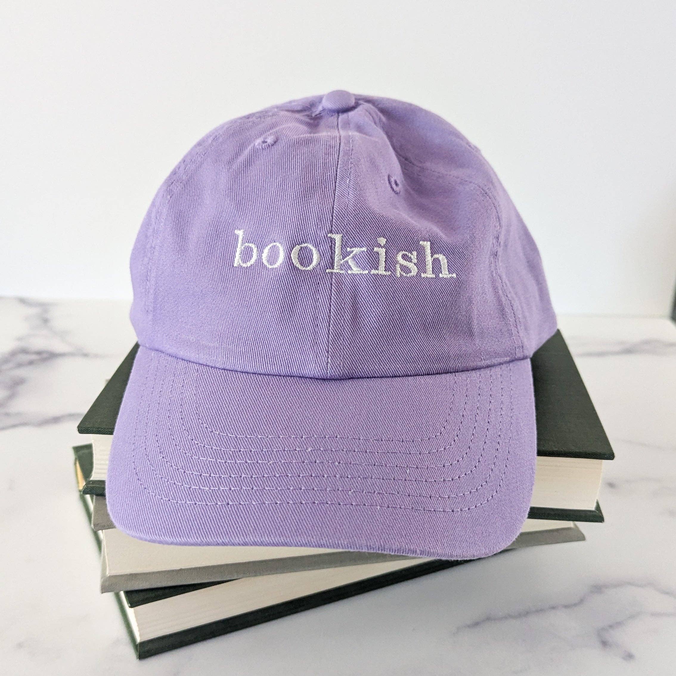 Bookish Embroidered Dad Hat - Lucky Luna Apparel