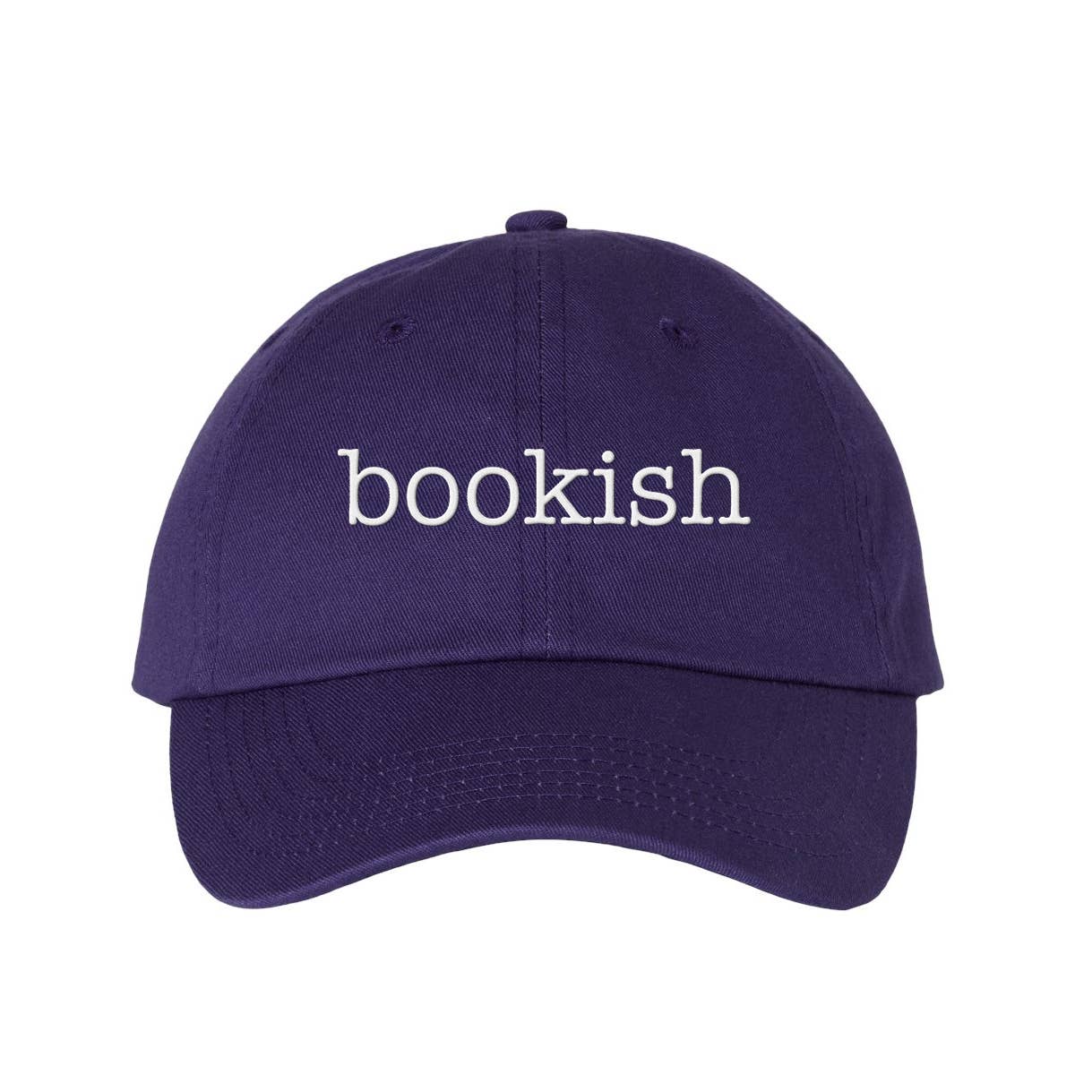 Bookish Embroidered Dad Hat - Lucky Luna Apparel