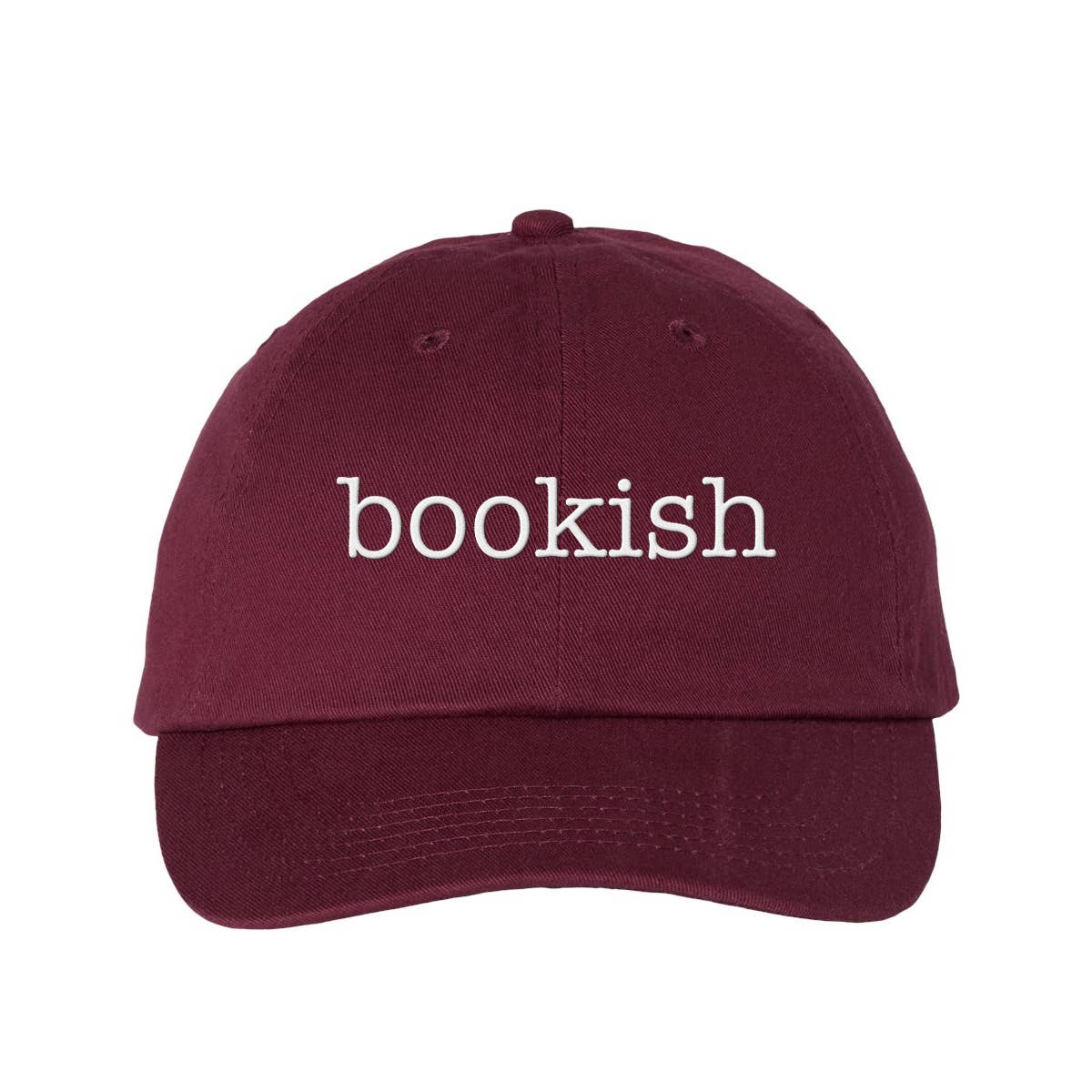 Bookish Embroidered Dad Hat - Lucky Luna Apparel