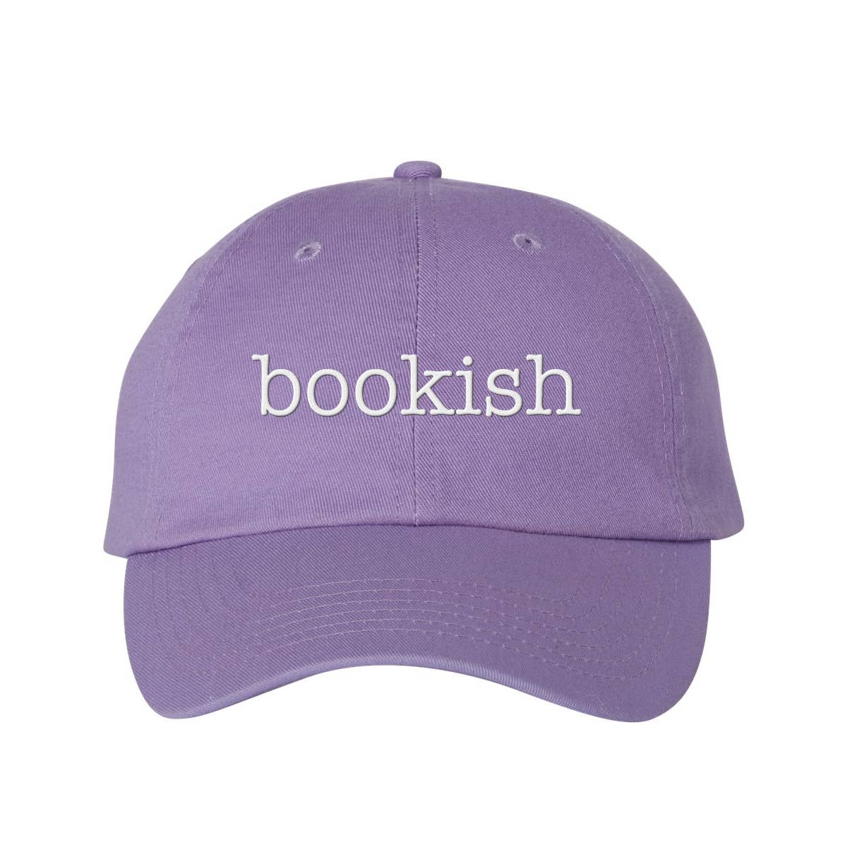 Bookish Embroidered Dad Hat - Lucky Luna Apparel