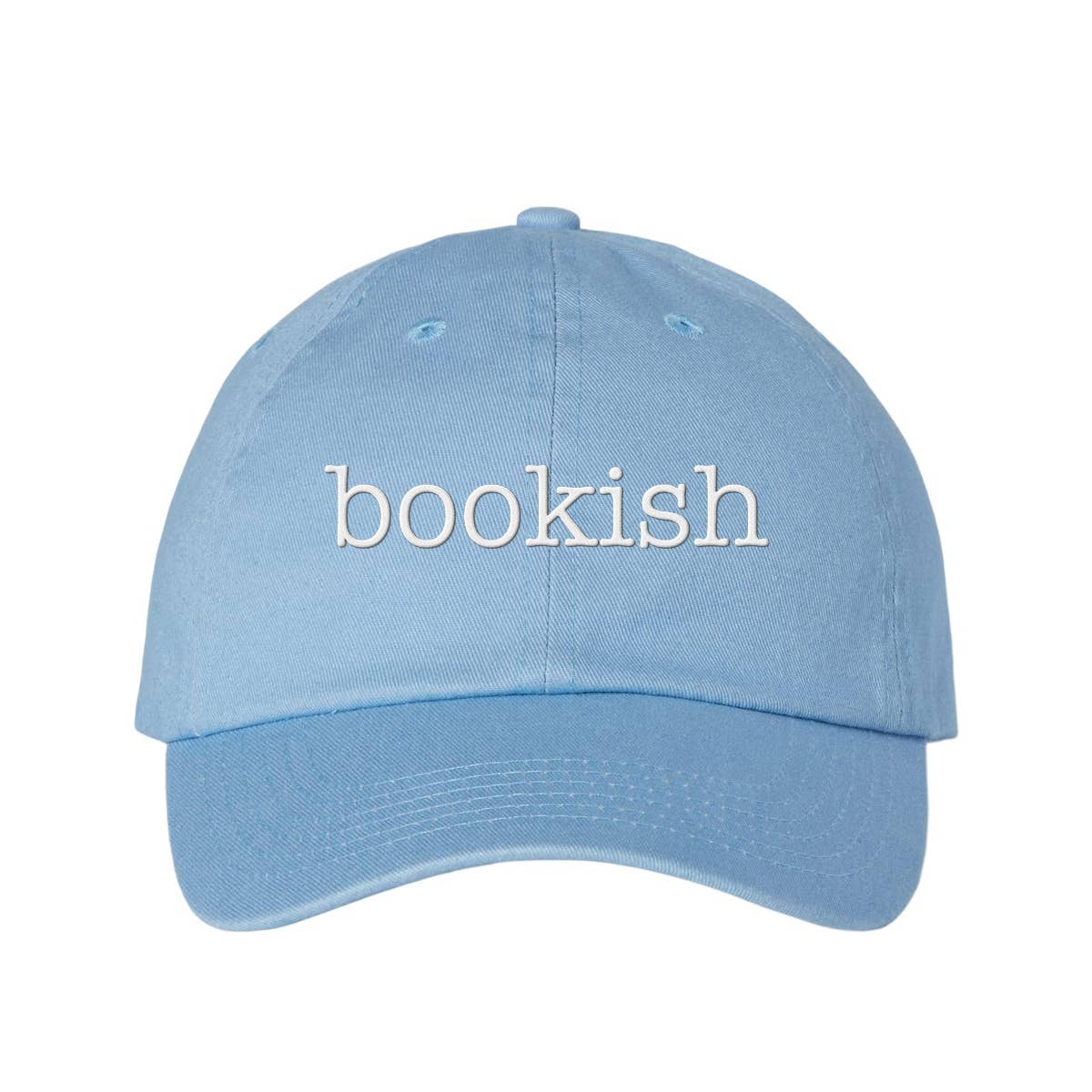 Bookish Embroidered Dad Hat - Lucky Luna Apparel