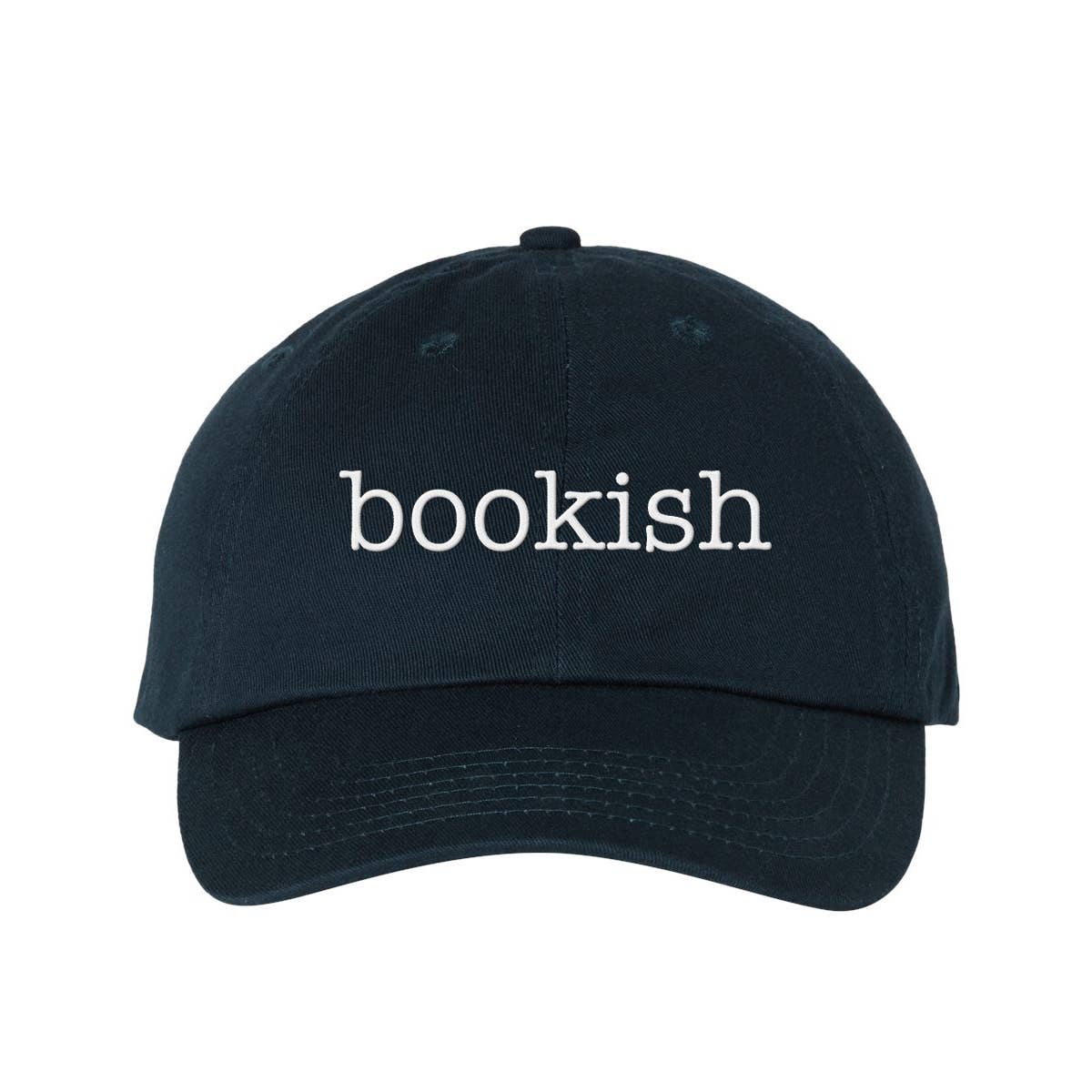 Bookish Embroidered Dad Hat - Lucky Luna Apparel