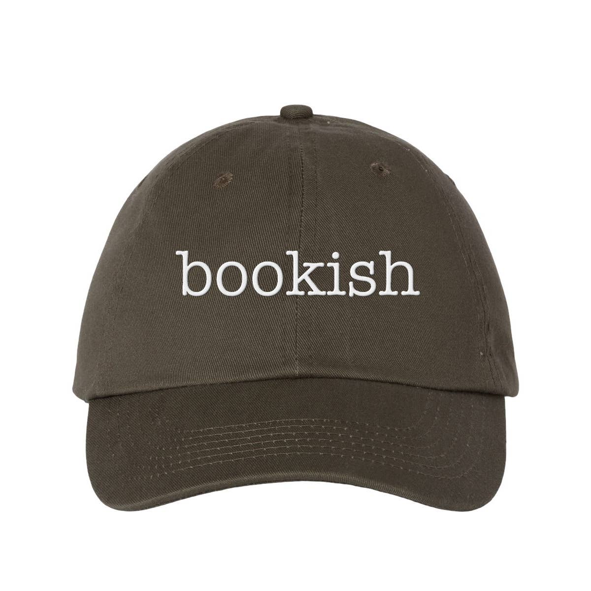 Bookish Embroidered Dad Hat - Lucky Luna Apparel
