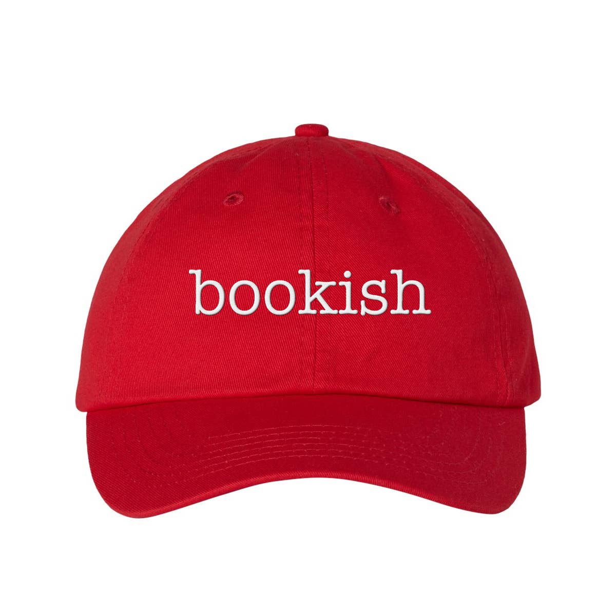 Bookish Embroidered Dad Hat - Lucky Luna Apparel