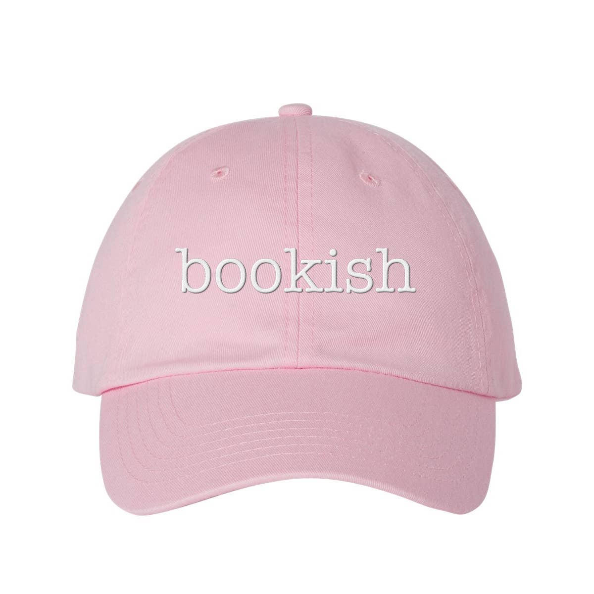 Bookish Embroidered Dad Hat - Lucky Luna Apparel