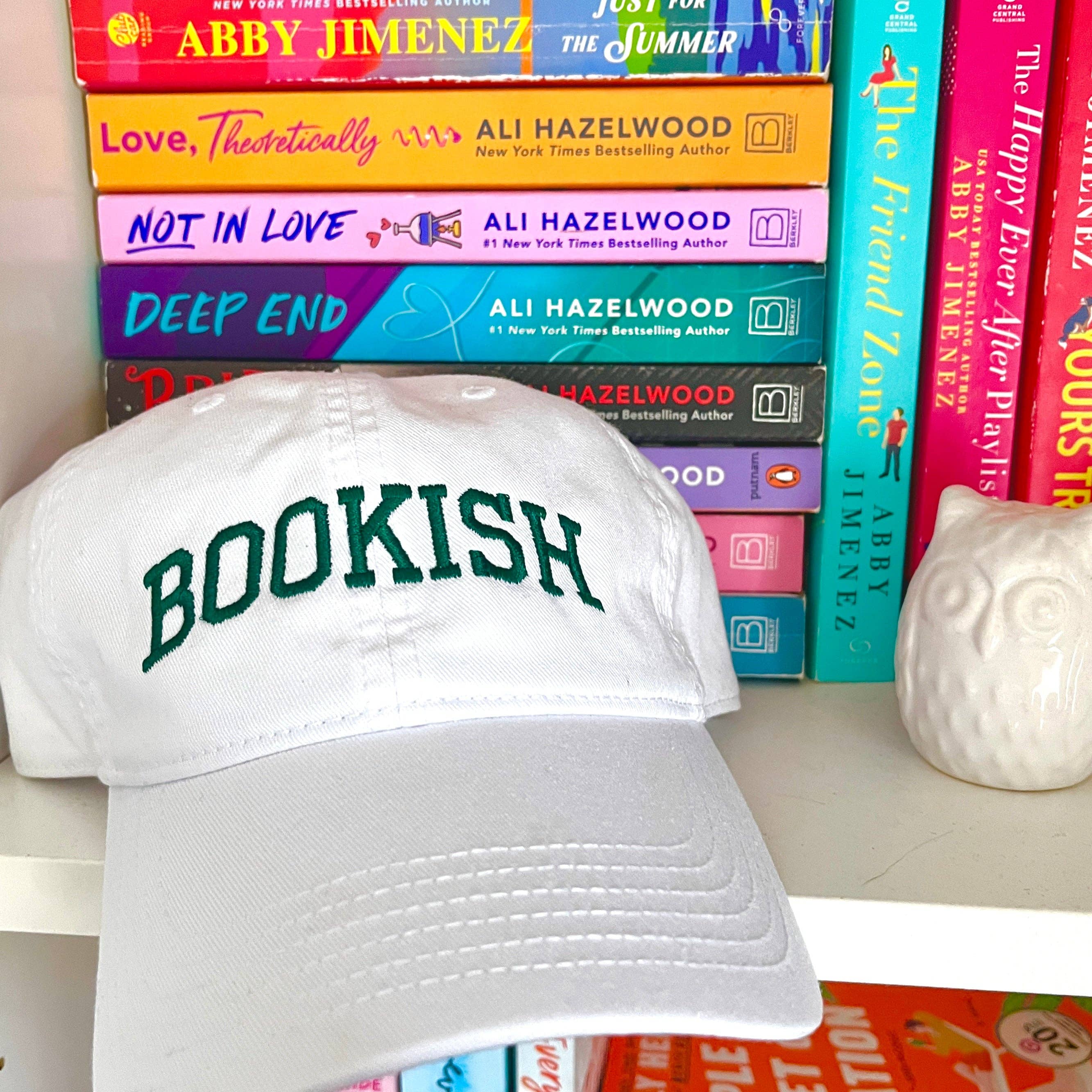 Bookish Embroidered Dad Hat - Lucky Luna Apparel
