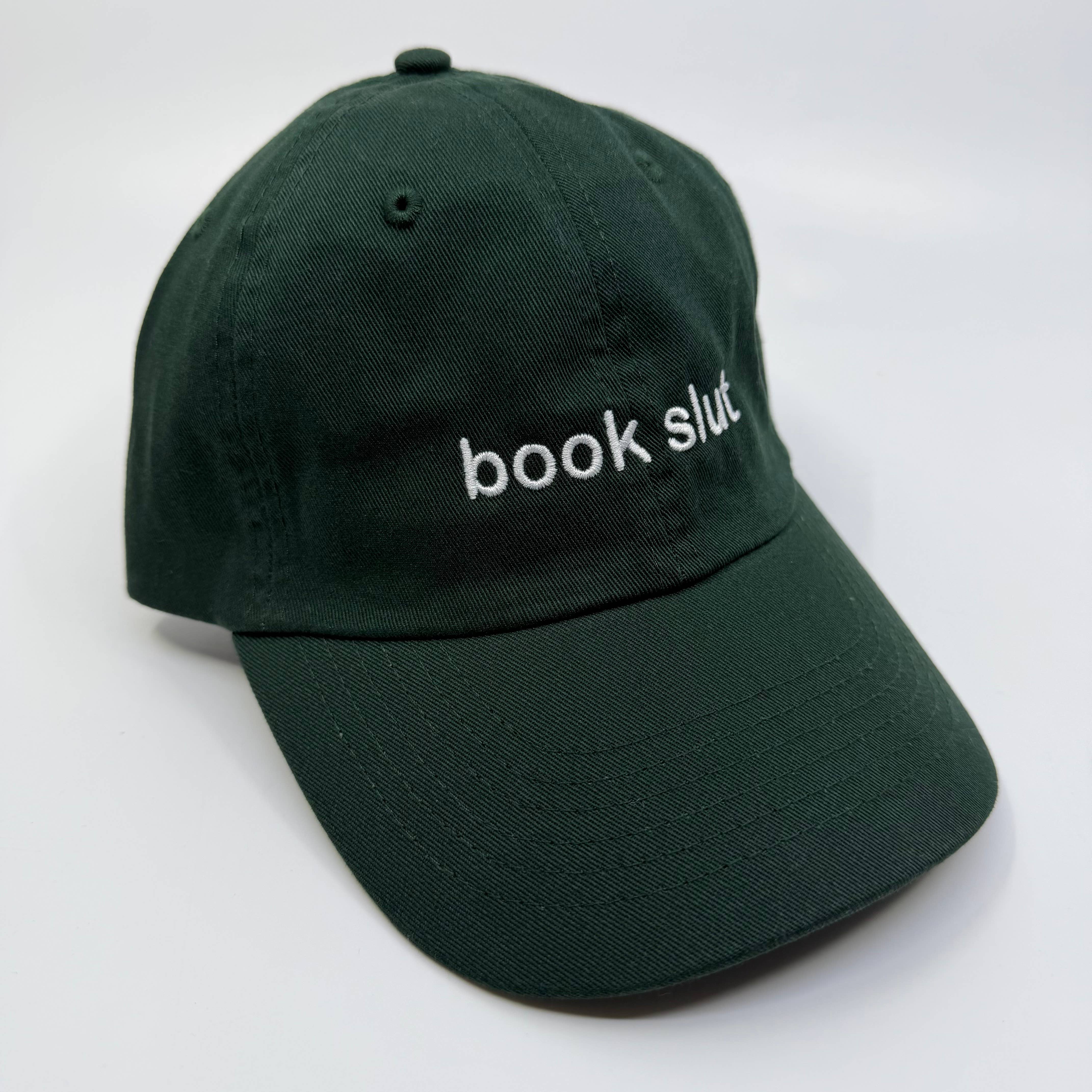 Bookish Embroidered Dad Hat - Lucky Luna Apparel
