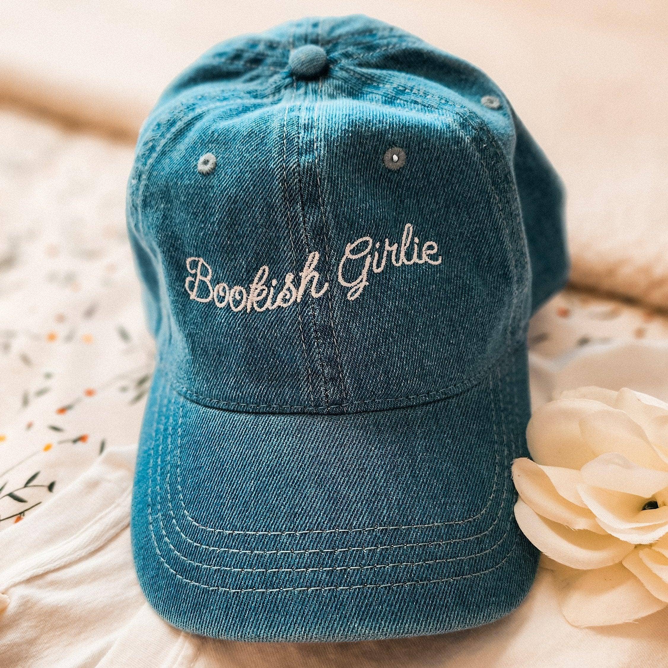 Bookish Embroidered Dad Hat - Lucky Luna Apparel