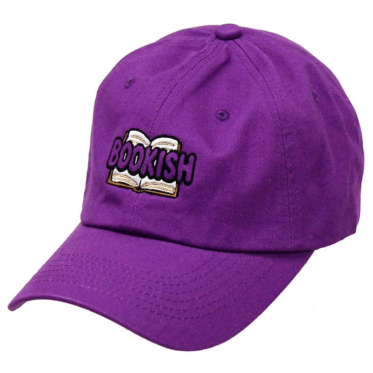 Bookish Embroidered Dad Hat - Lucky Luna Apparel