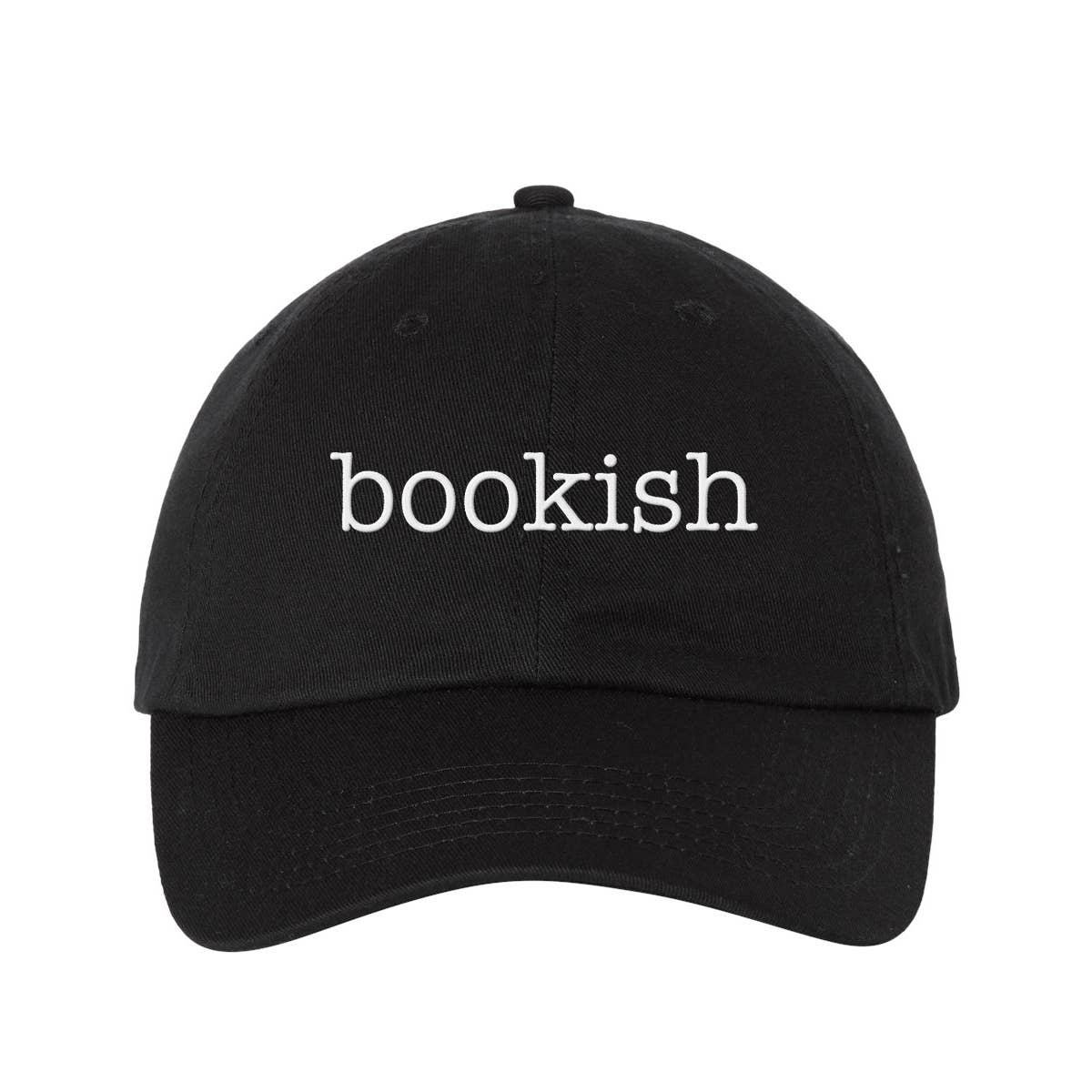 Bookish Embroidered Dad Hat - Lucky Luna Apparel