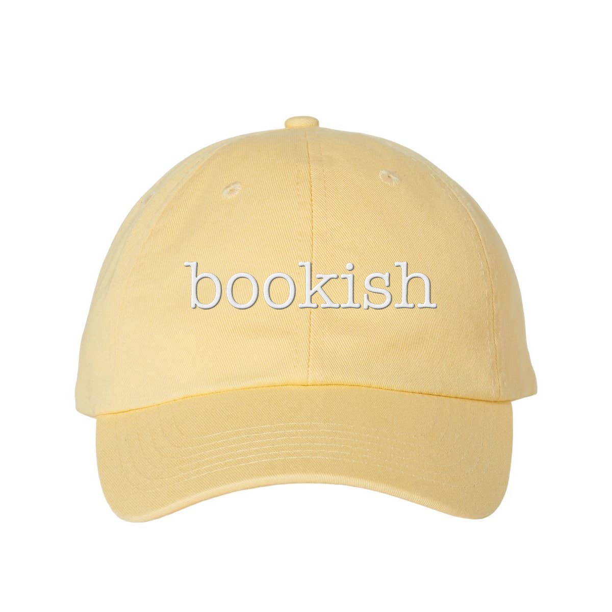 Bookish Embroidered Dad Hat - Lucky Luna Apparel