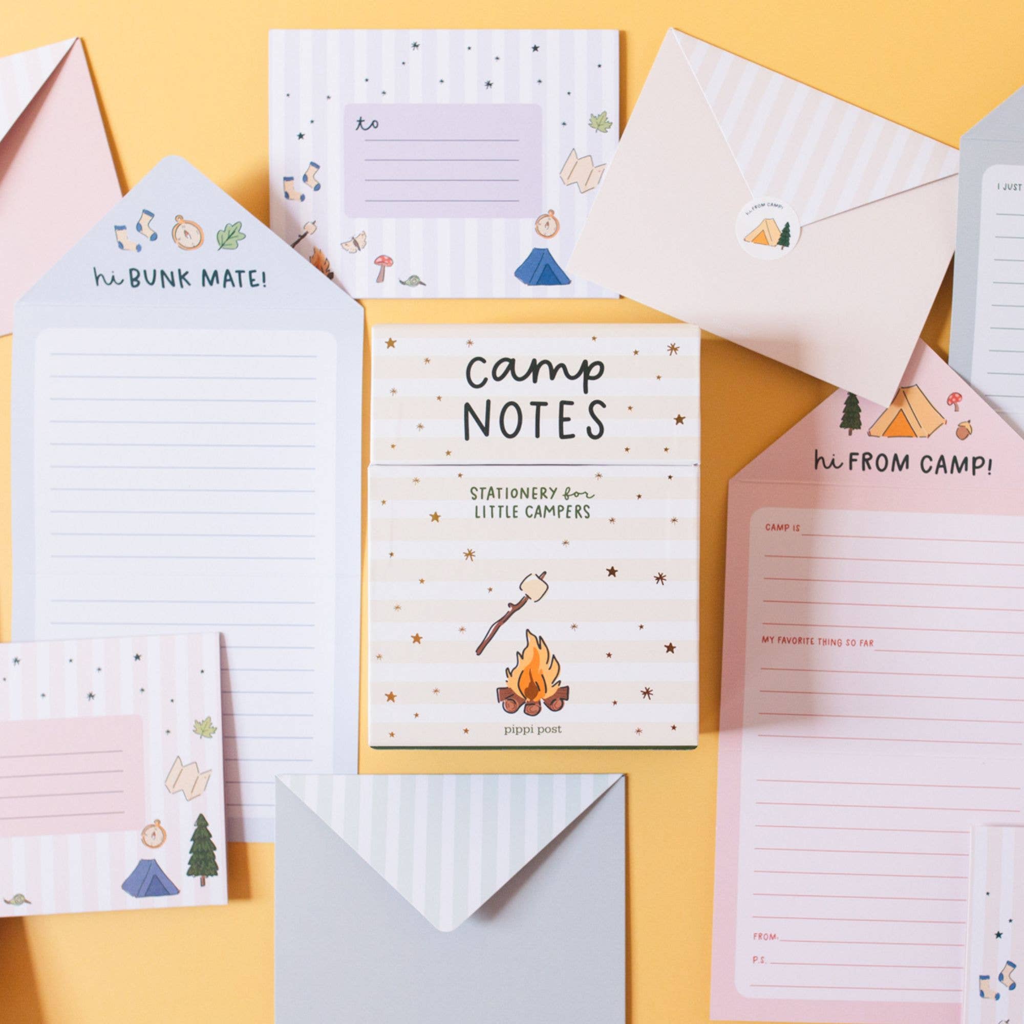 Camp Notes Box Note Set - Pippi Post