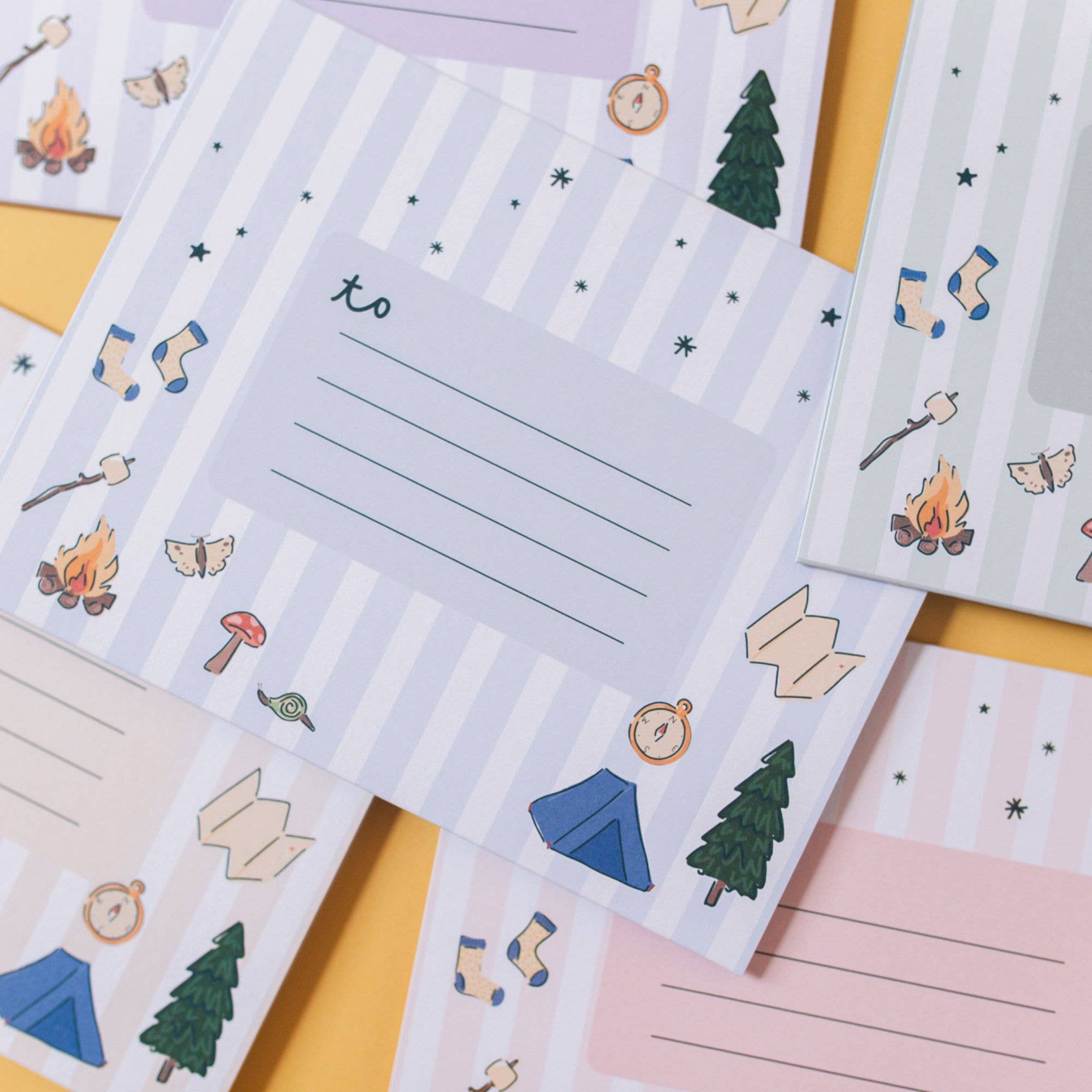 Camp Notes Box Note Set - Pippi Post
