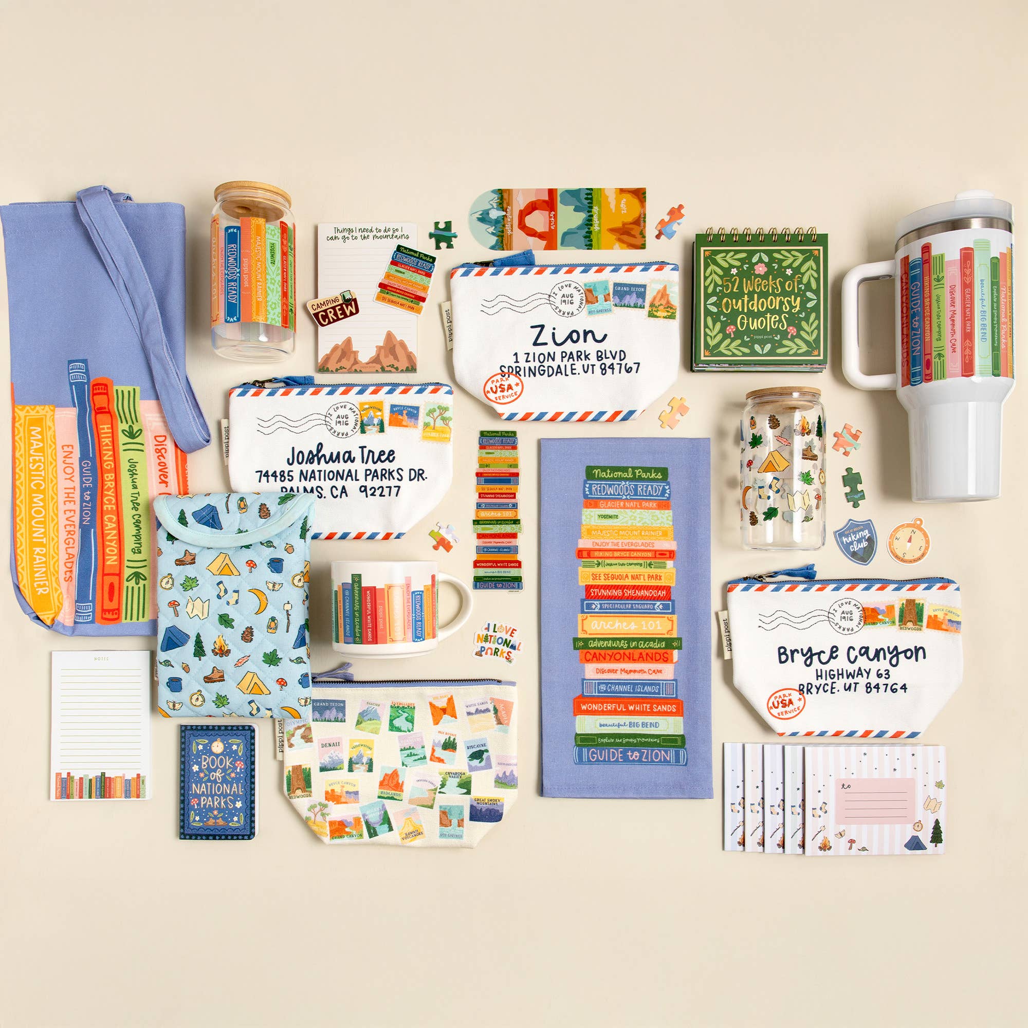 Camp Notes Box Note Set - Pippi Post
