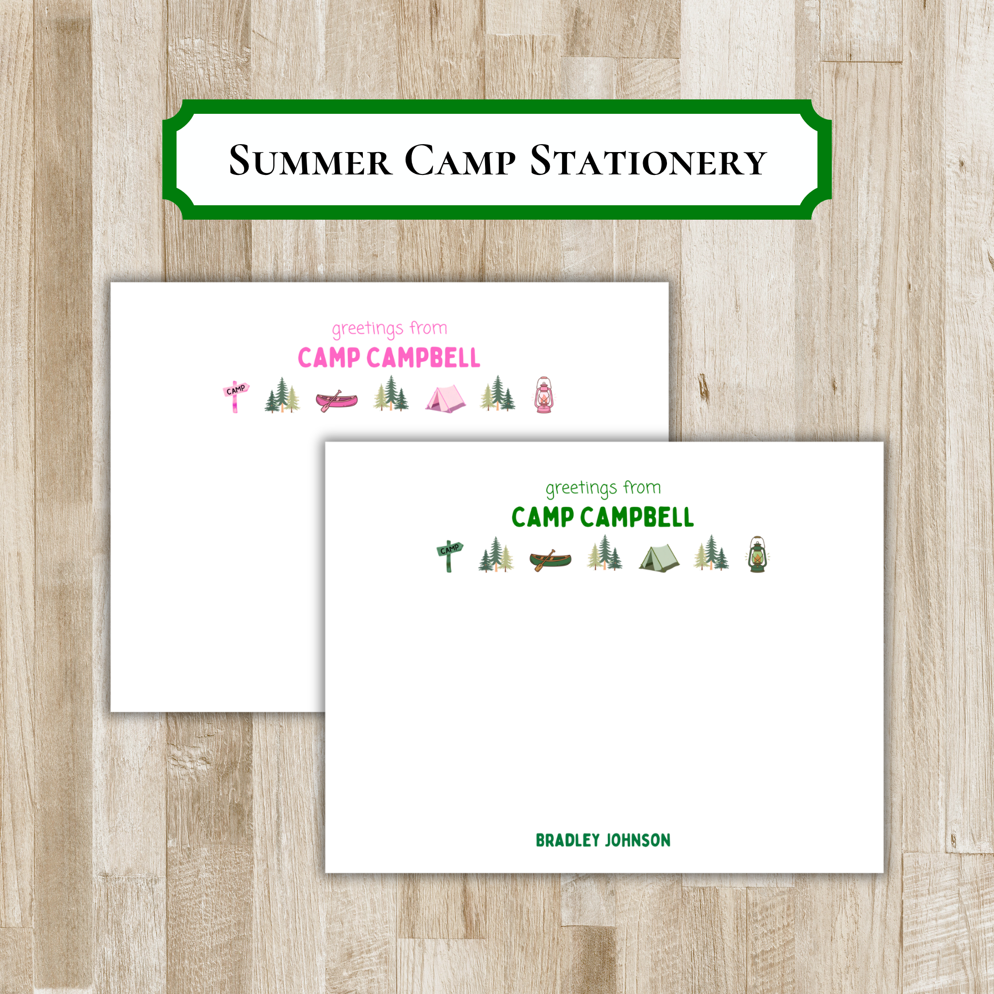 Camp Notes Box Note Set - Pippi Post