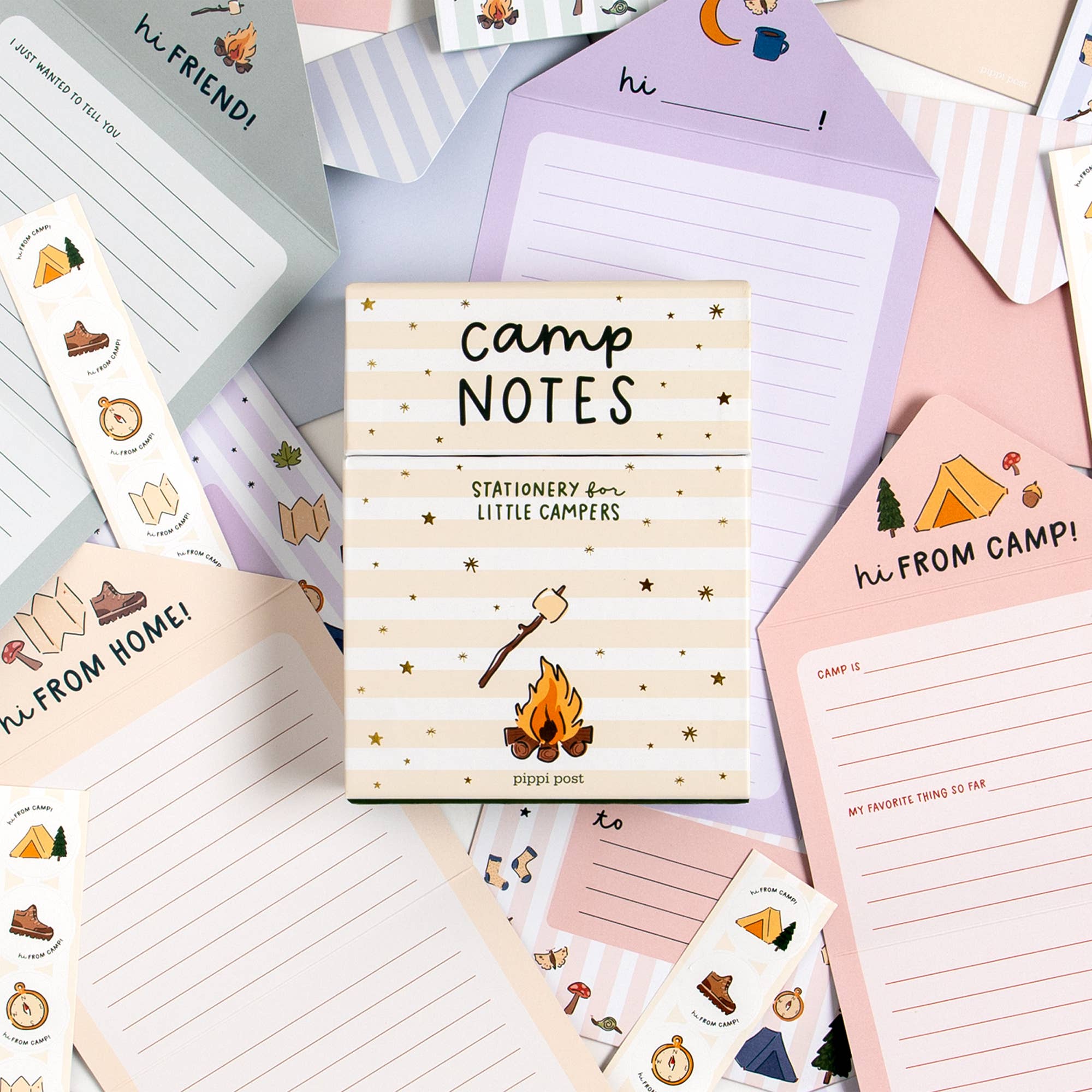 Camp Notes Box Note Set - Pippi Post