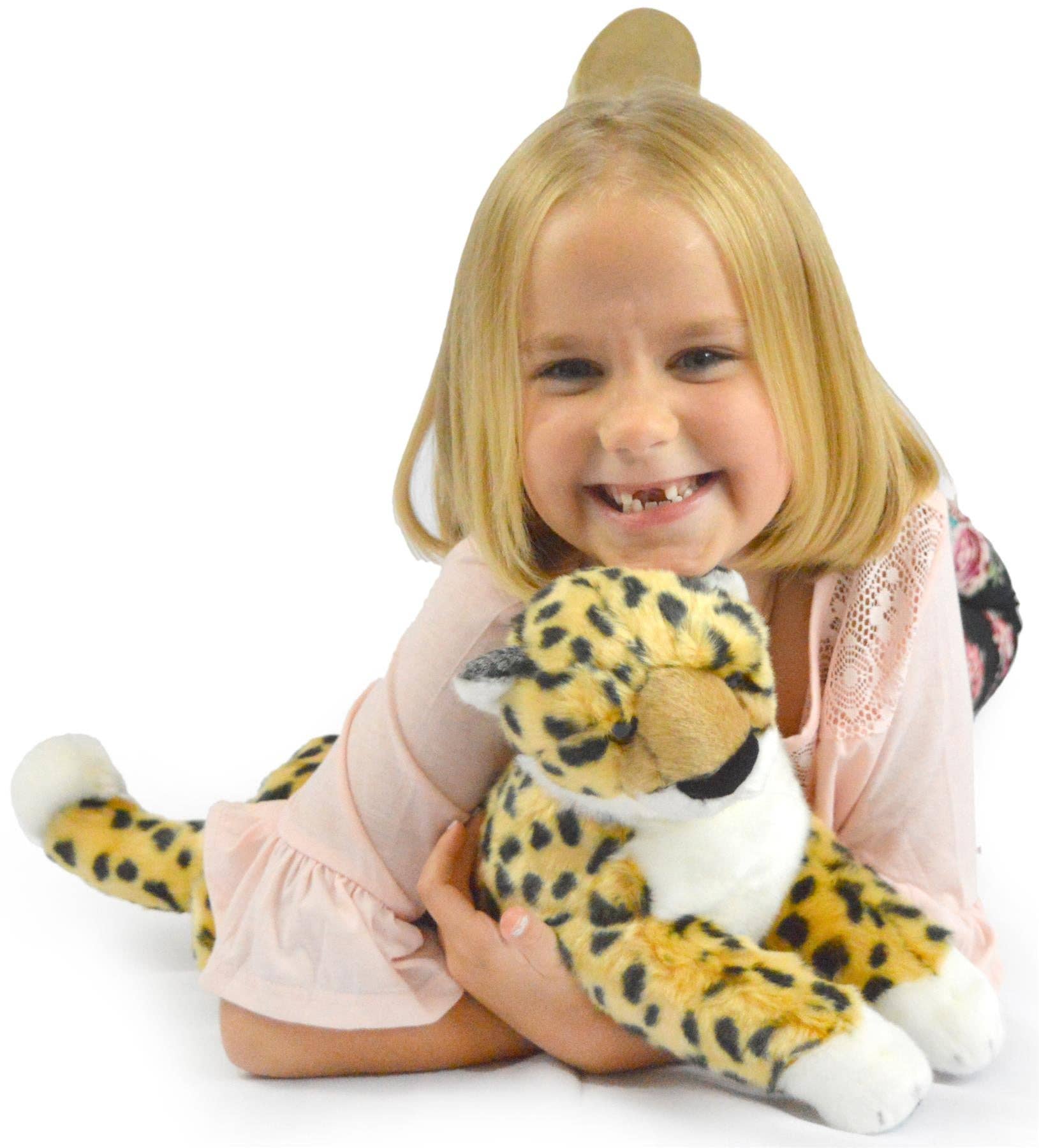 Casey The Cheetah | 12 Inch Stuffed Animal Plush | By TigerH - The Petting Zoo