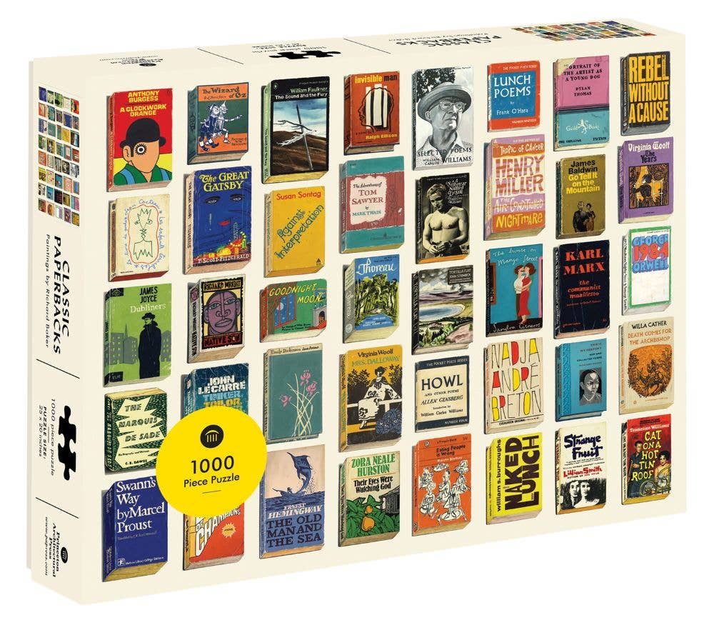 Classic Paperbacks 1000 Piece Puzzle - Chronicle Books