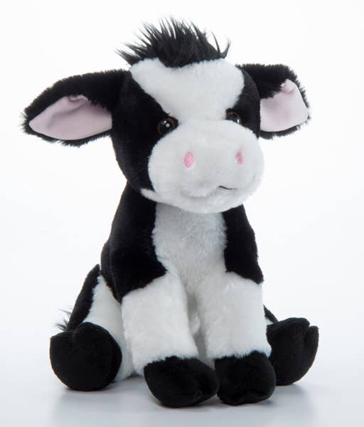 Coraline The Cow | 7 Inch Stuffed Animal Plush | By TigerHart Toys - The Petting Zoo