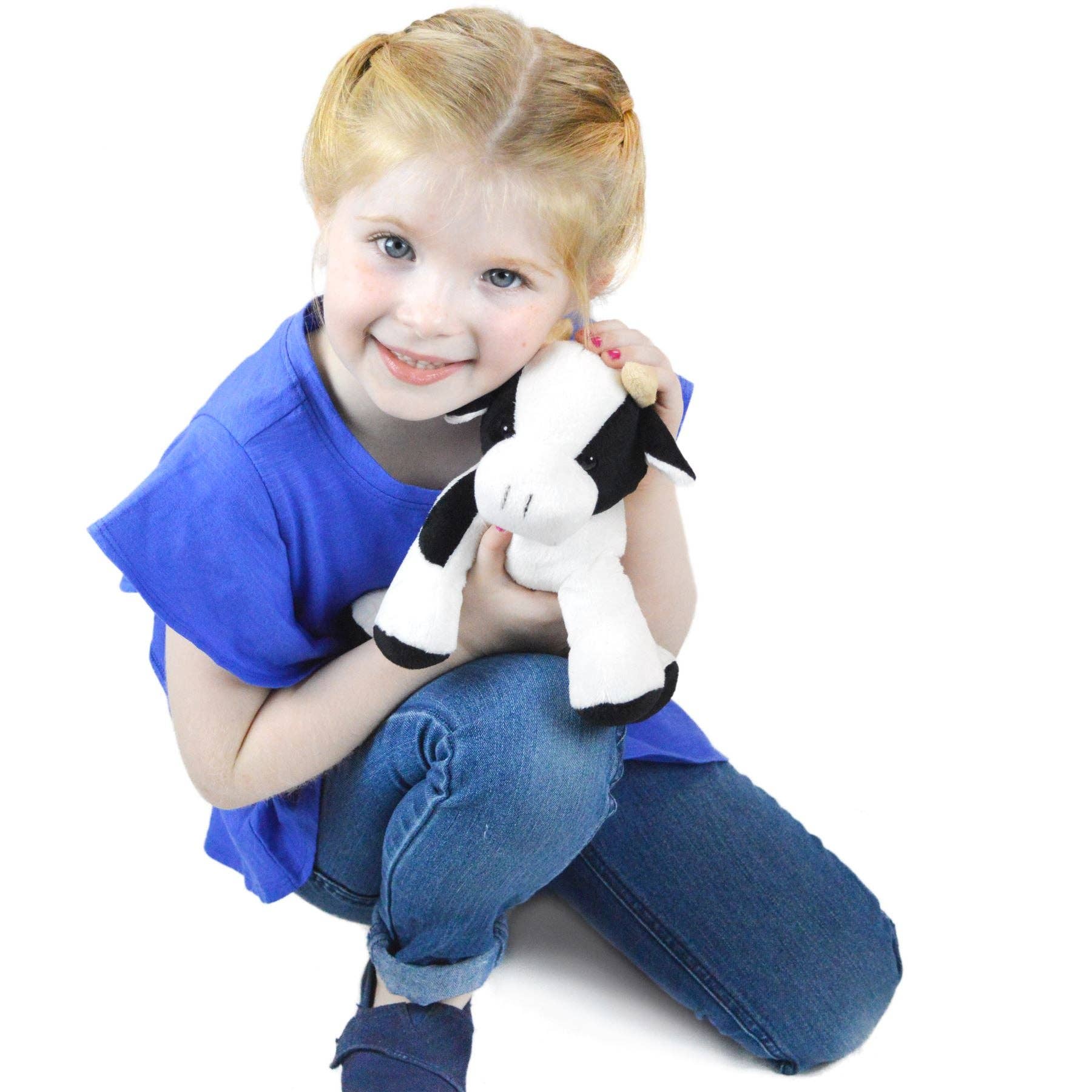 Coraline The Cow | 7 Inch Stuffed Animal Plush | By TigerHart Toys - The Petting Zoo