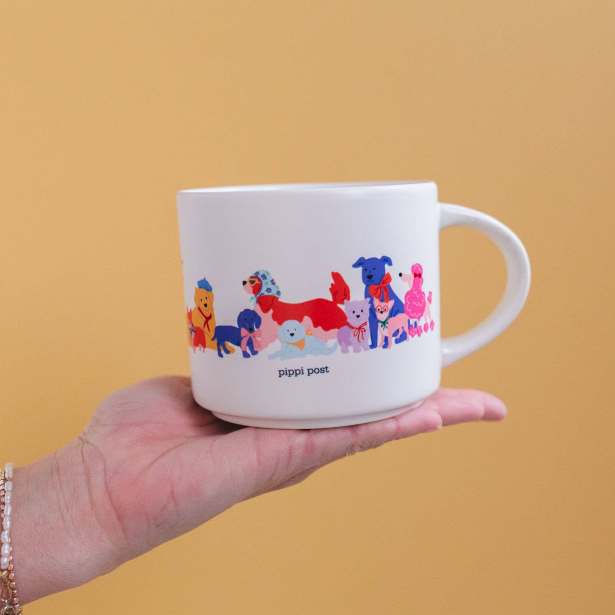 Dapper Dogs Large Ceramic Mug - Pippi Post