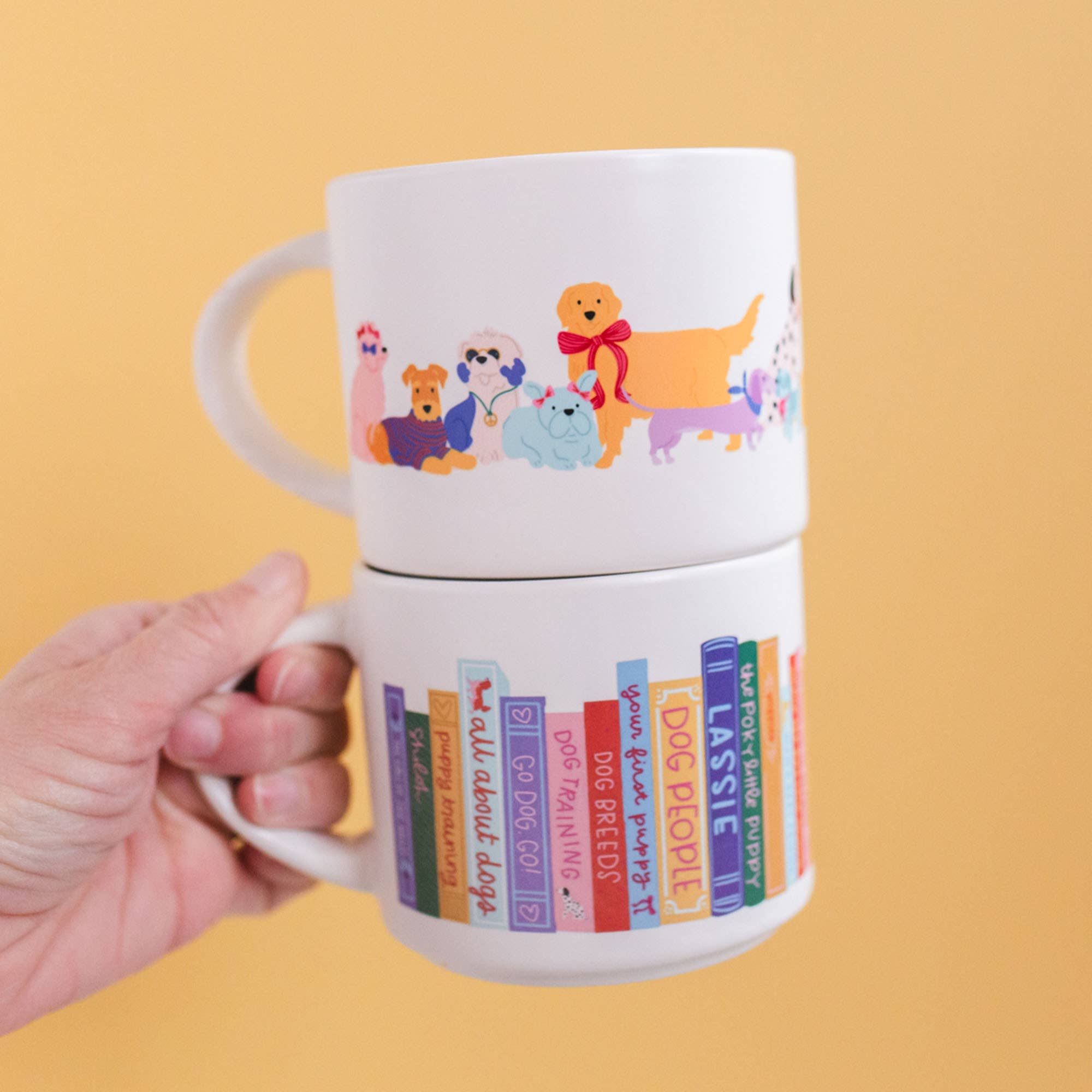Dapper Dogs Large Ceramic Mug - Pippi Post