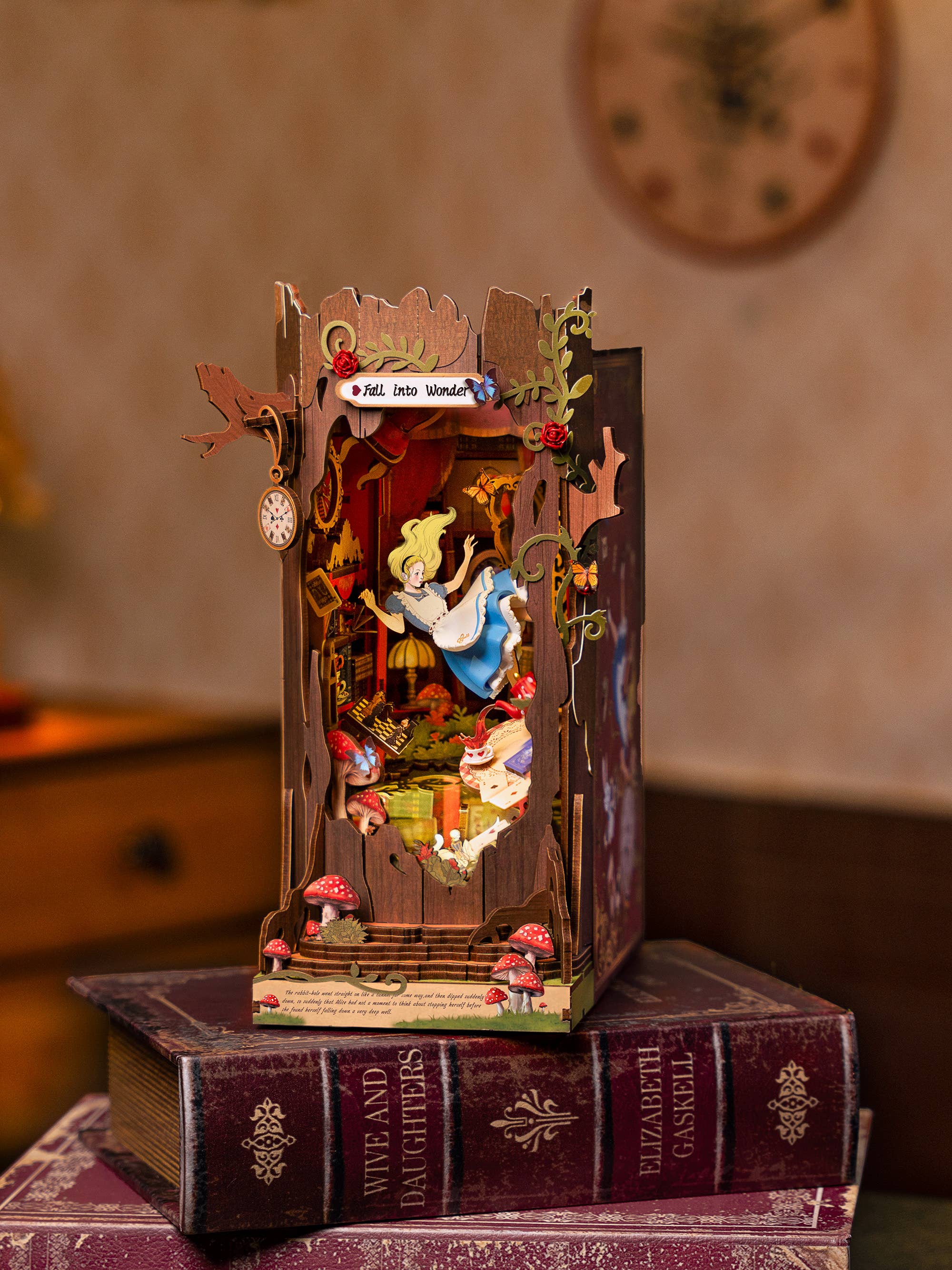 DIY Book Nook Kit: Fall into Wonder - Hands Craft