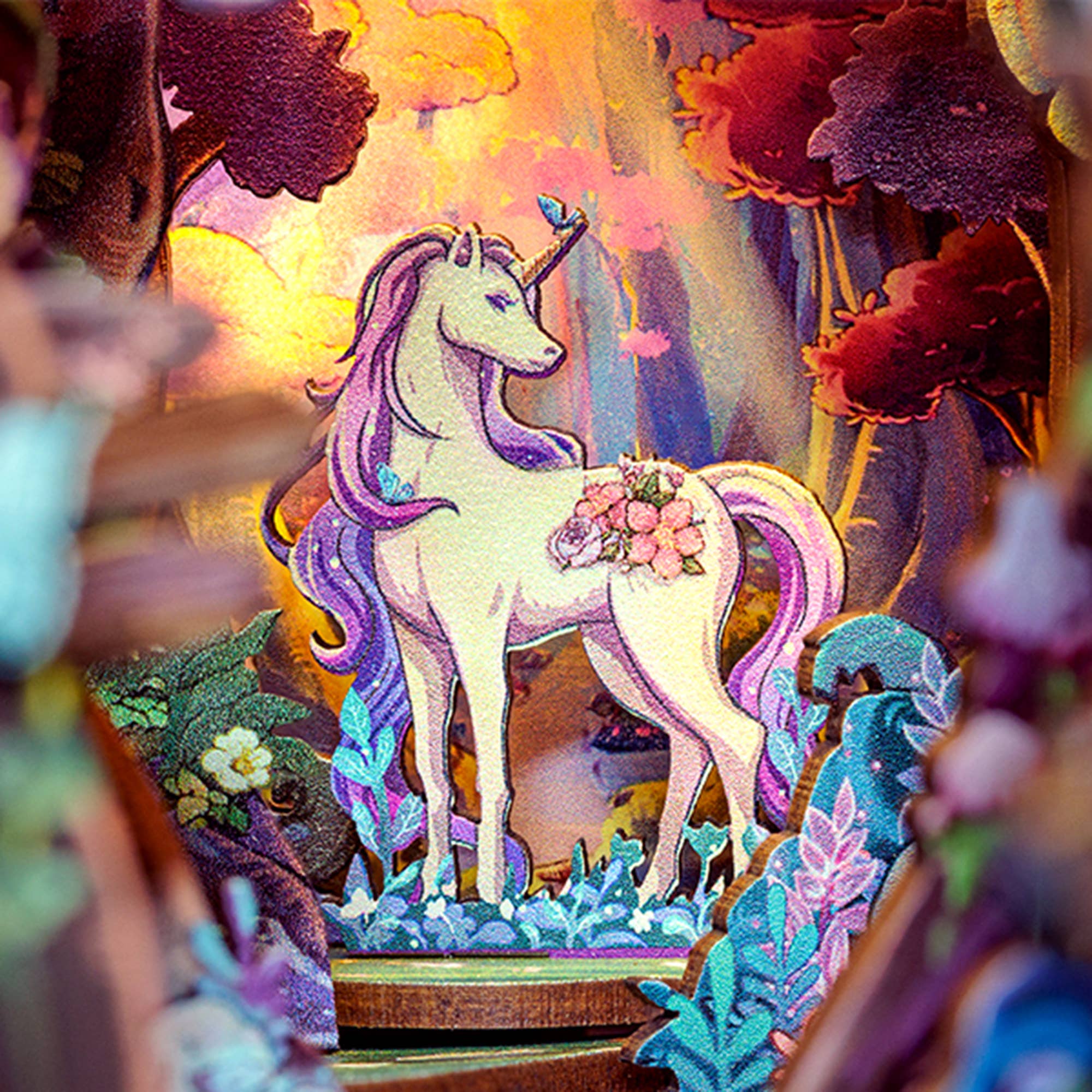 DIY Book Nook Kit: Grace of the Forest w/ Dust Cover - Hands Craft