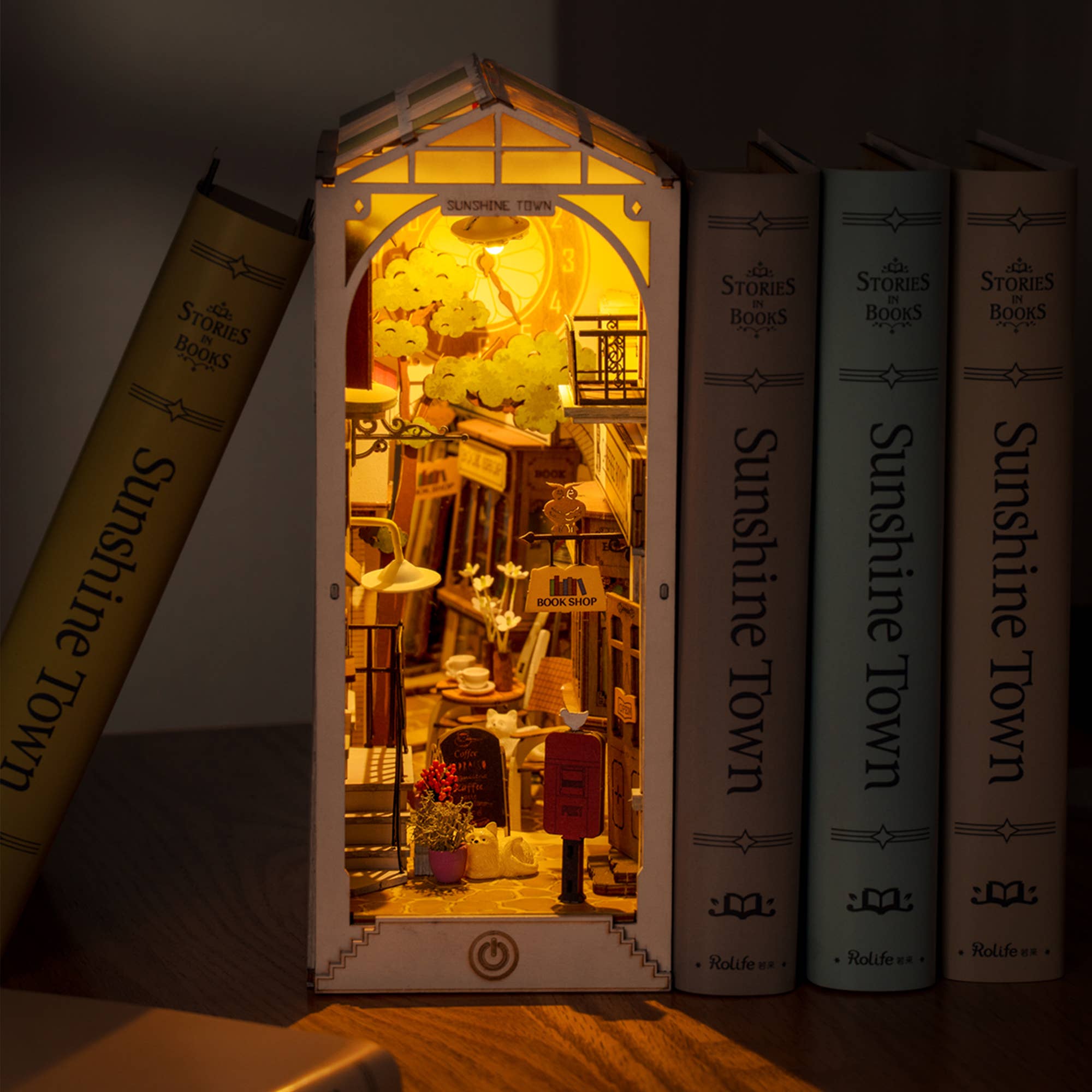 DIY Book Nook Kit: Sunshine Town - Hands Craft