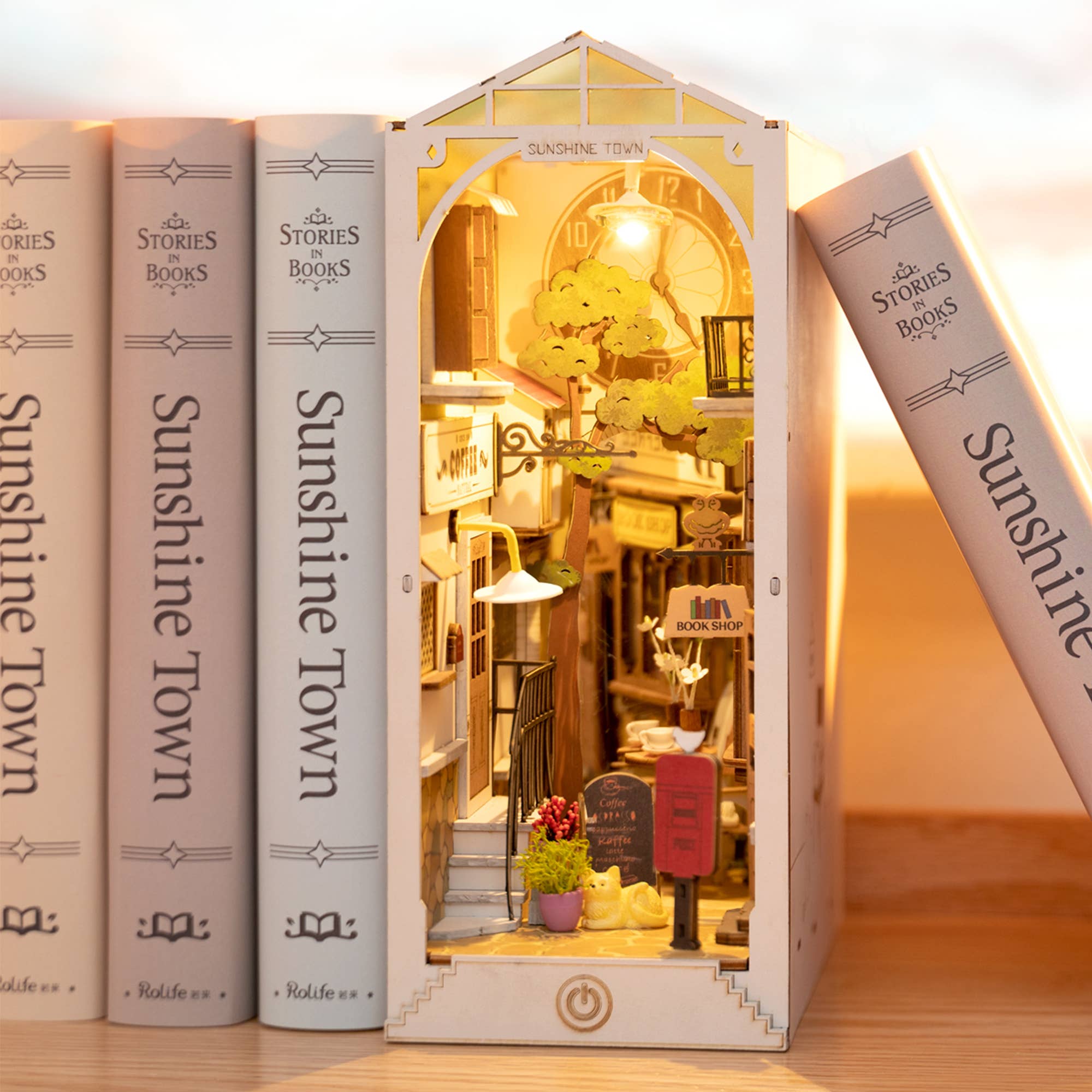 DIY Book Nook Kit: Sunshine Town - Hands Craft