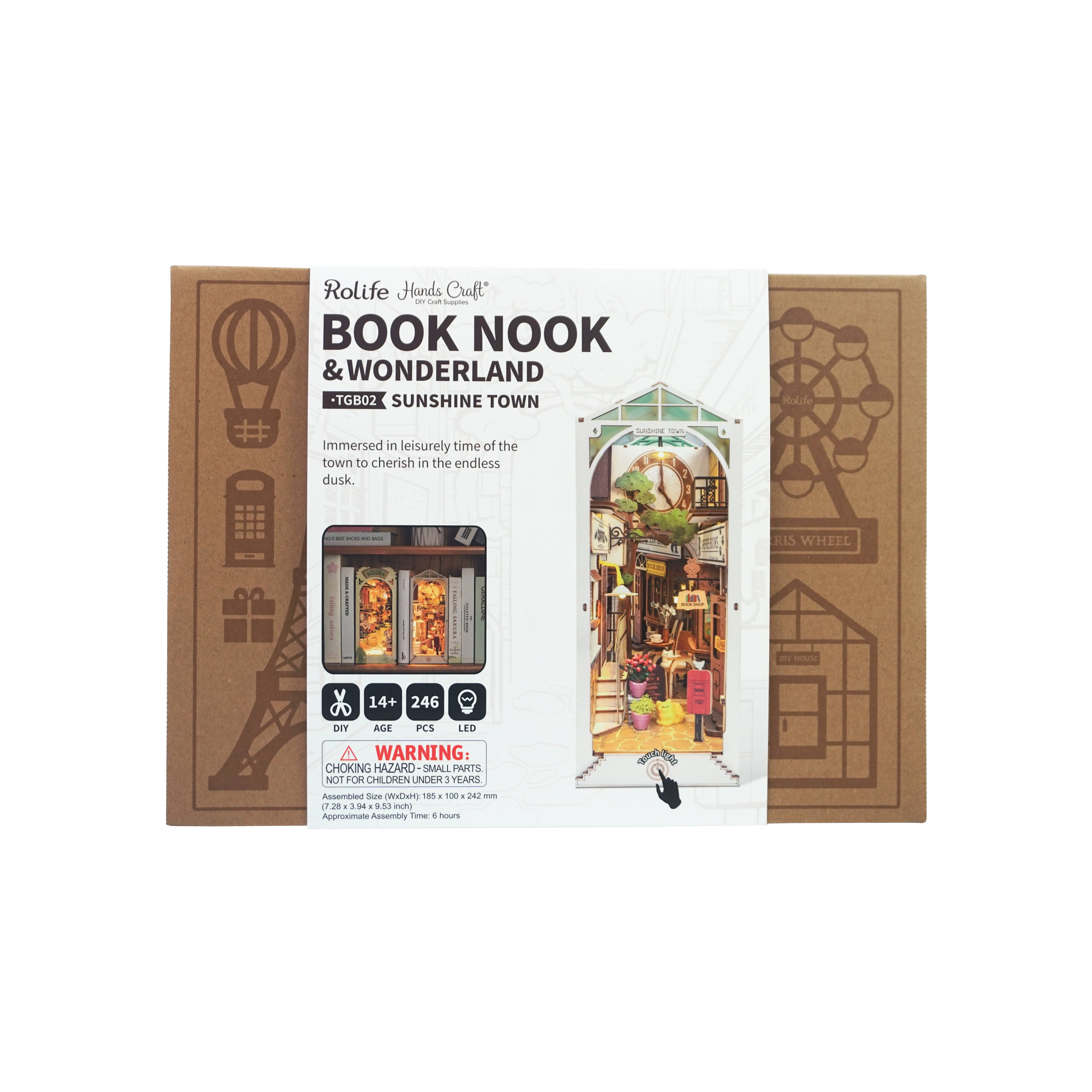 DIY Book Nook Kit: Sunshine Town - Hands Craft