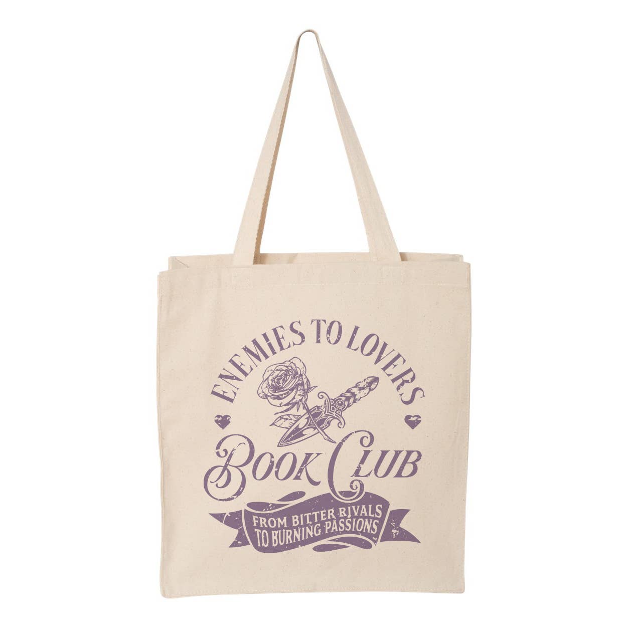 Enemies To Lovers Book Club Tote Bag - Lucky Luna Apparel