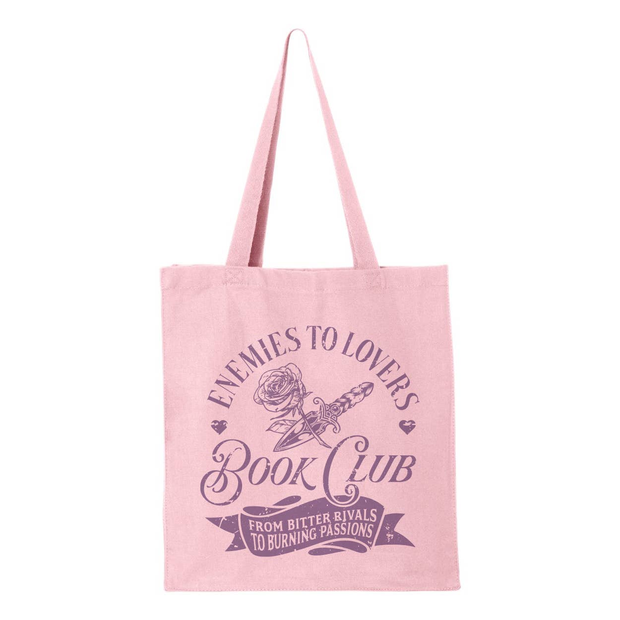 Enemies To Lovers Book Club Tote Bag - Lucky Luna Apparel