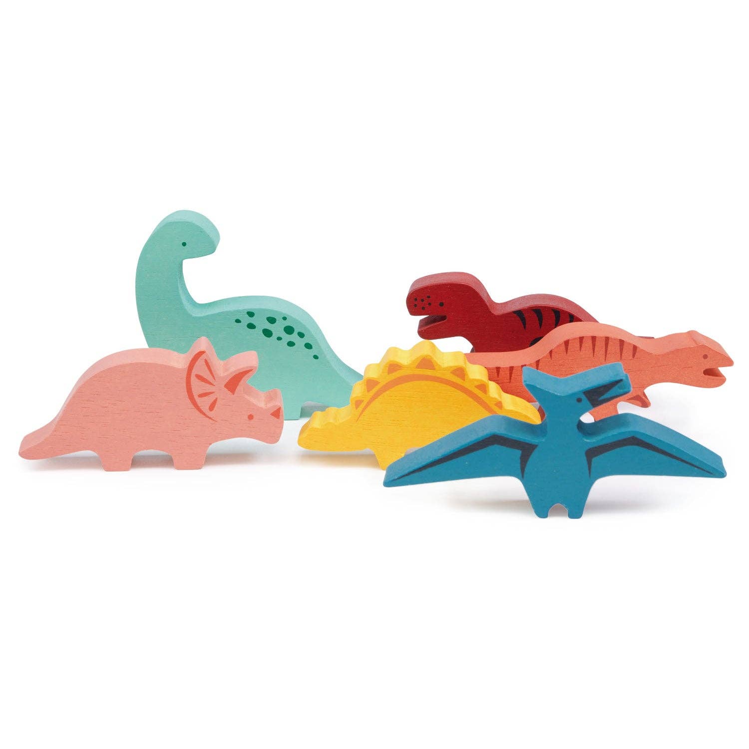 Happy Stacking Dinosaurs - Mentari Toys
