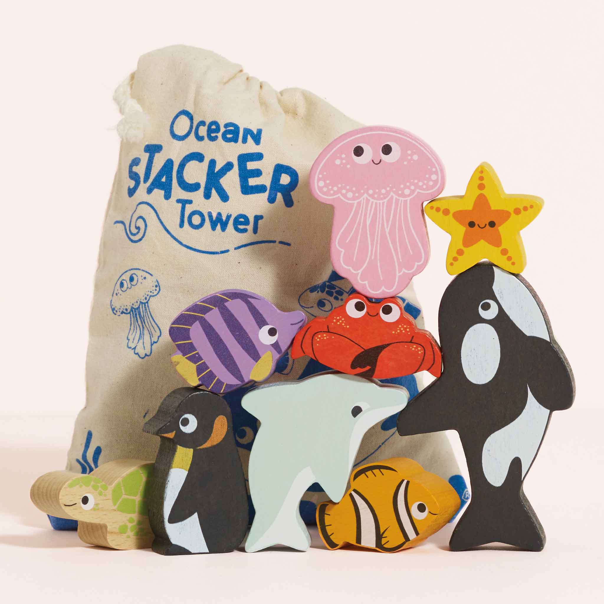Happy Stacking Ocean - Mentari Toys