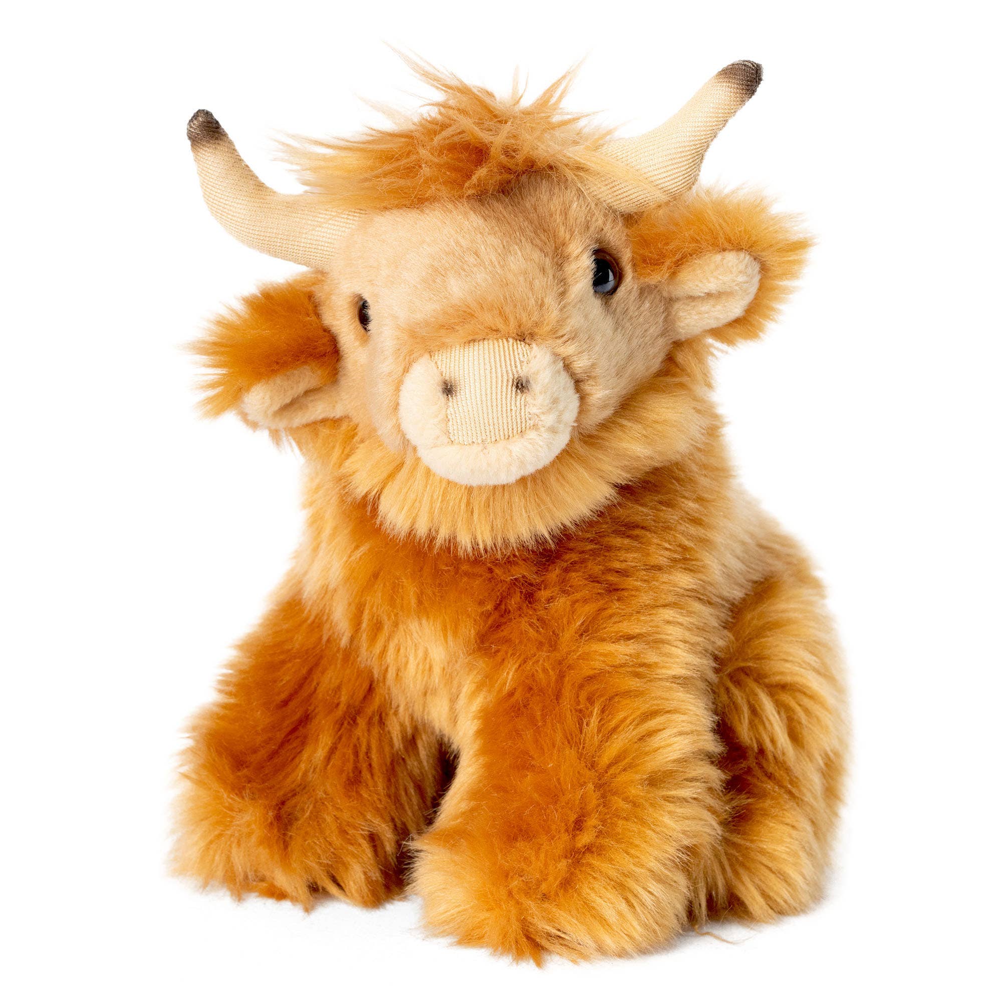 Henley The Highland Cow | 14 Inch Stuffed Animal Plush | By TigerHart Toys - Keycraft