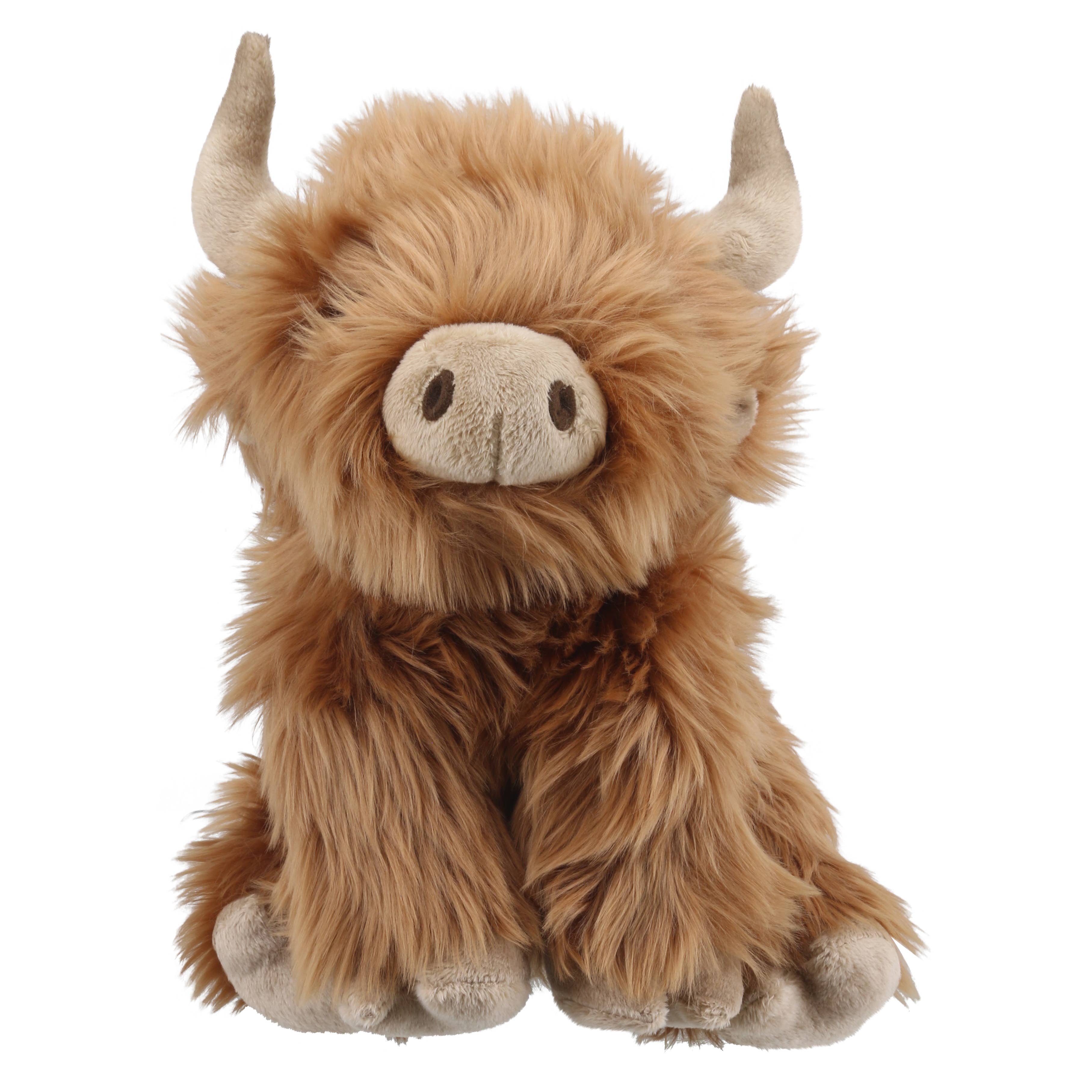 Henley The Highland Cow | 14 Inch Stuffed Animal Plush | By TigerHart Toys - Keycraft