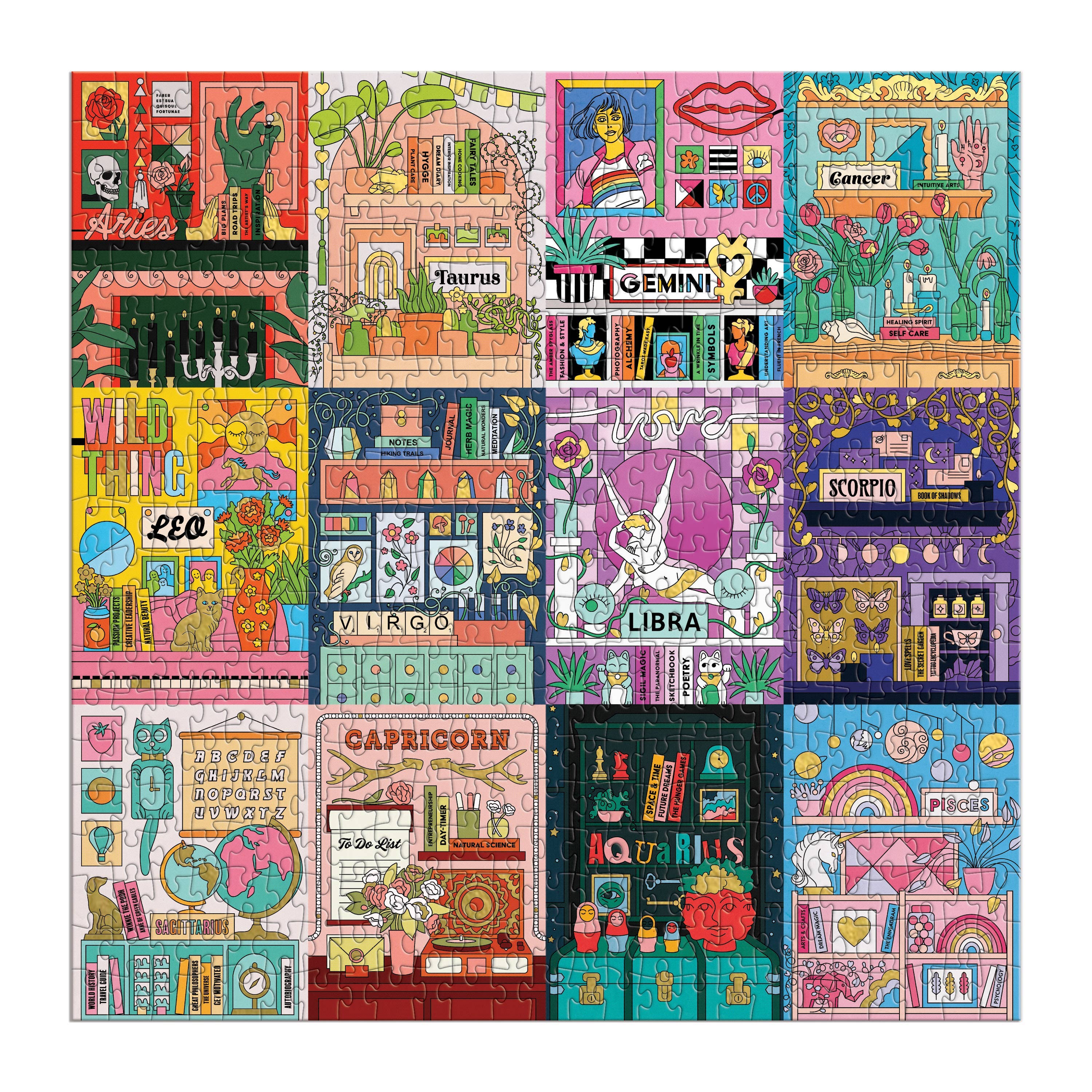 House of Astrology 500 Piece Foil Puzzle - Chronicle Books