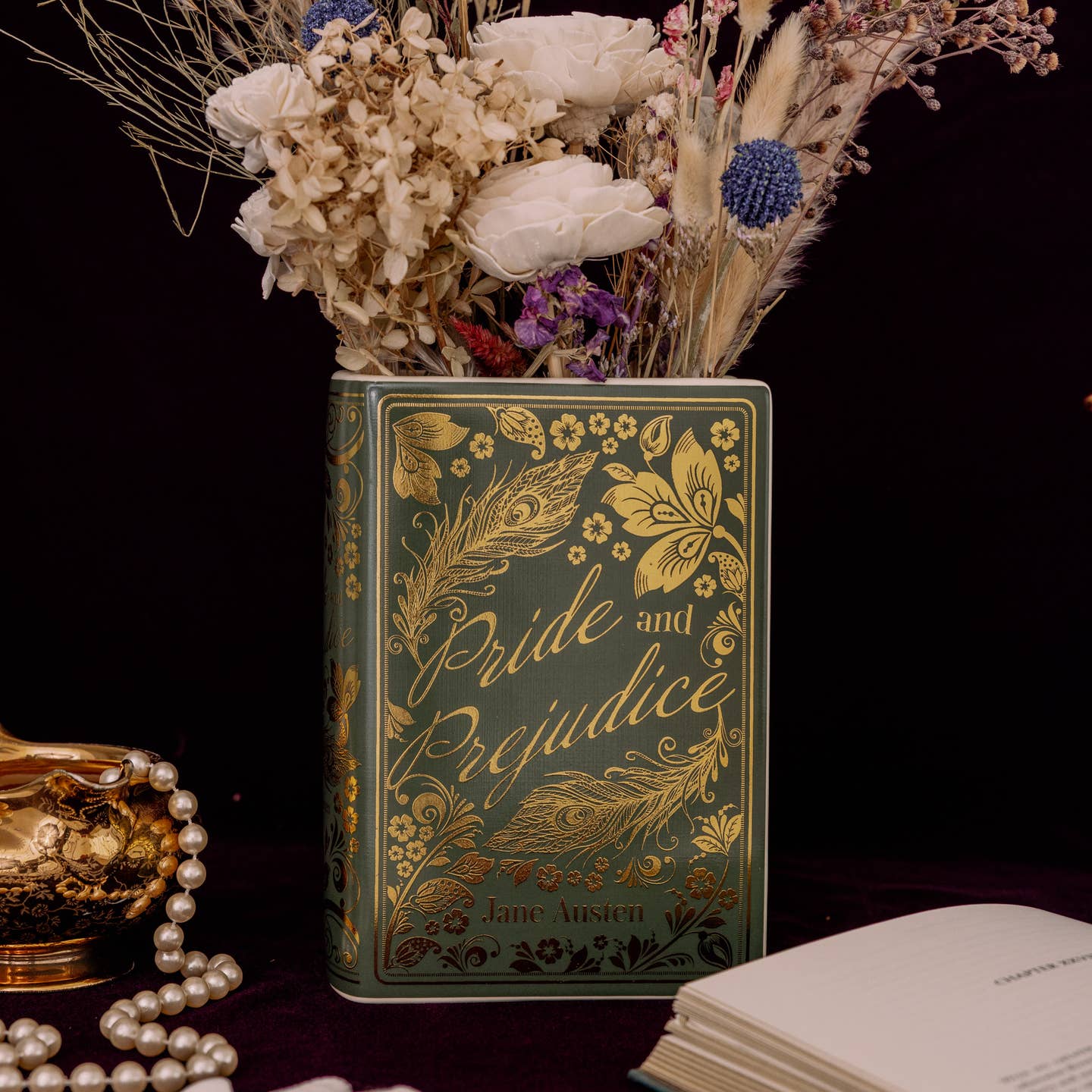 Large Book Vase, Pride and Prejudice