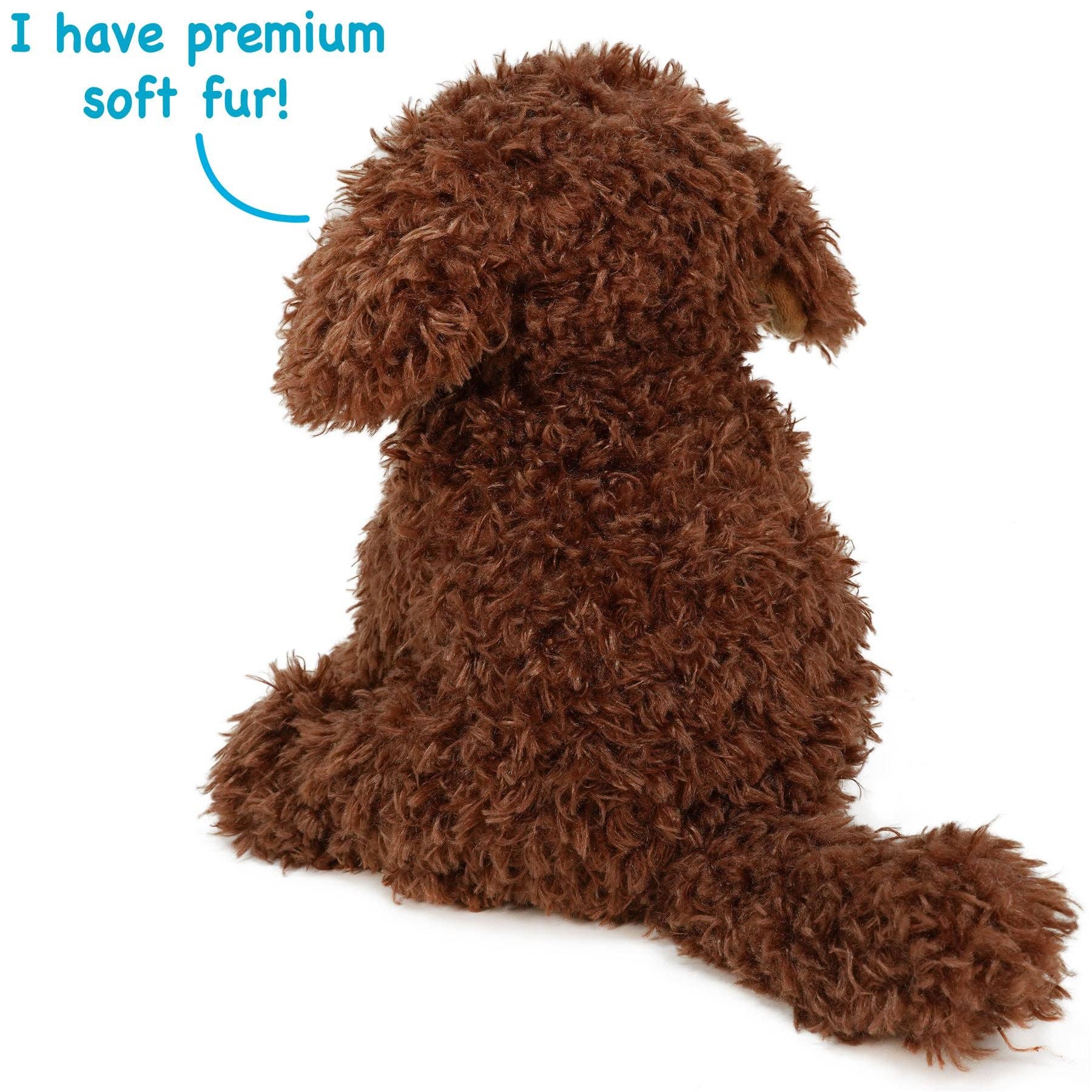 Laurel The Labradoodle | 12 Inch Stuffed Animal Plush | By T - Bearington Collection