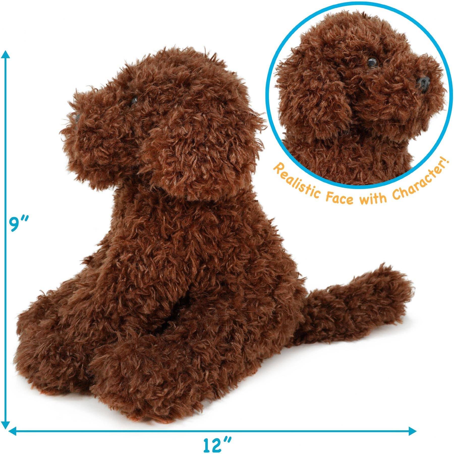 Laurel The Labradoodle | 12 Inch Stuffed Animal Plush | By T - Bearington Collection